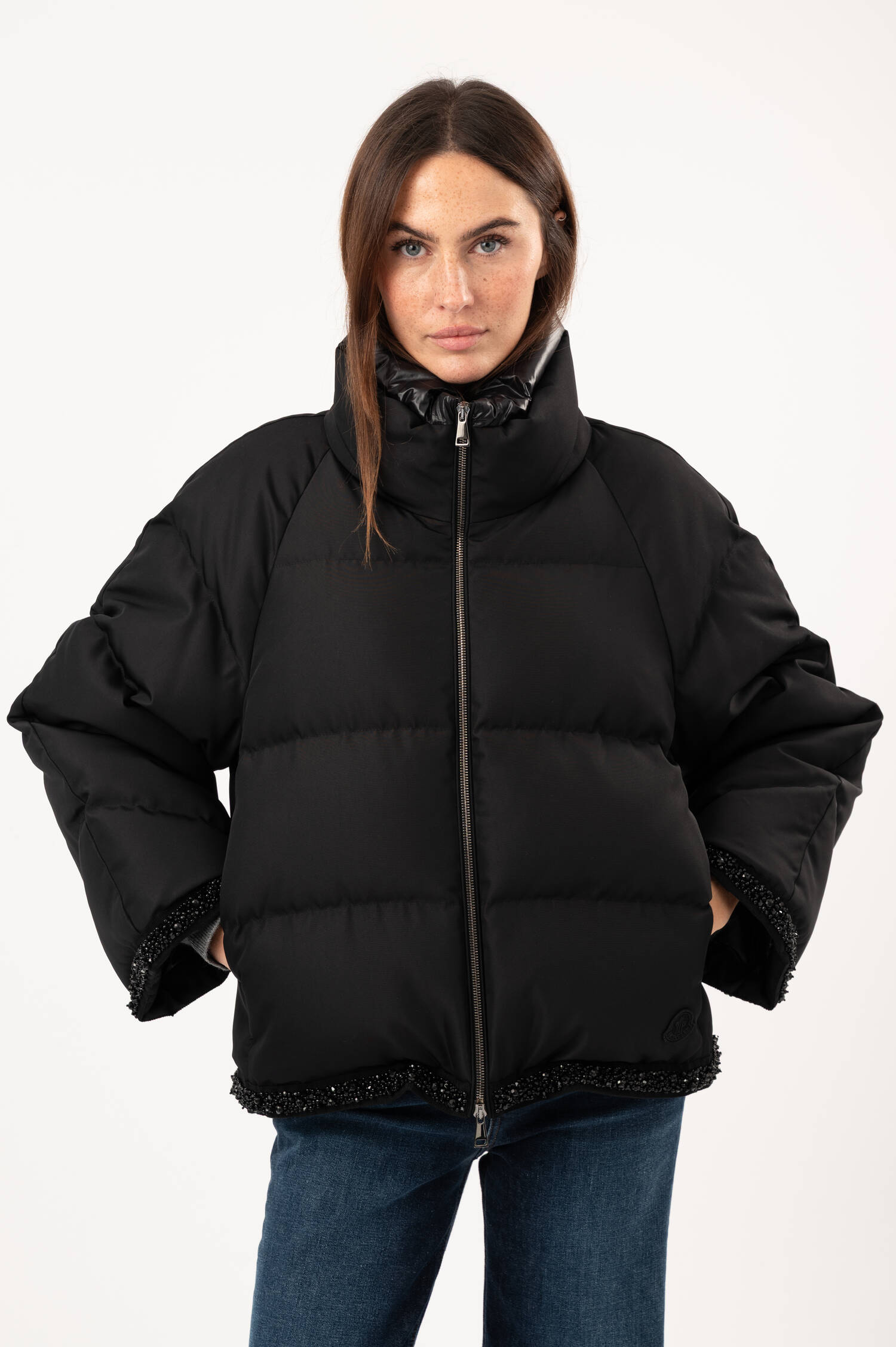 Daunenjacke HIRONDELLE in Schwarz Daunenjacke HIRONDELLE in Schwarz