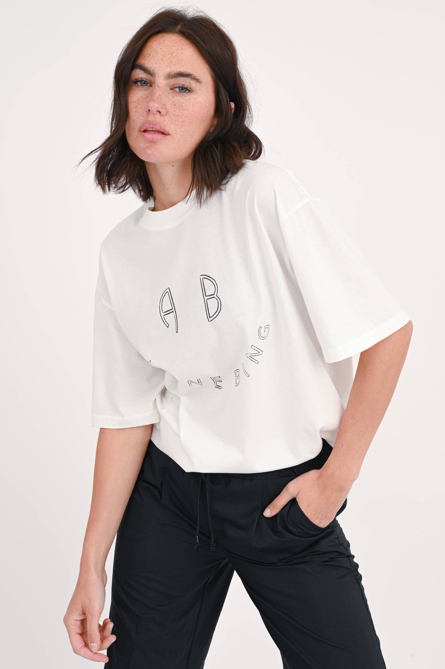 T-Shirt SMILEY in Ivory T-Shirt SMILEY in Ivory