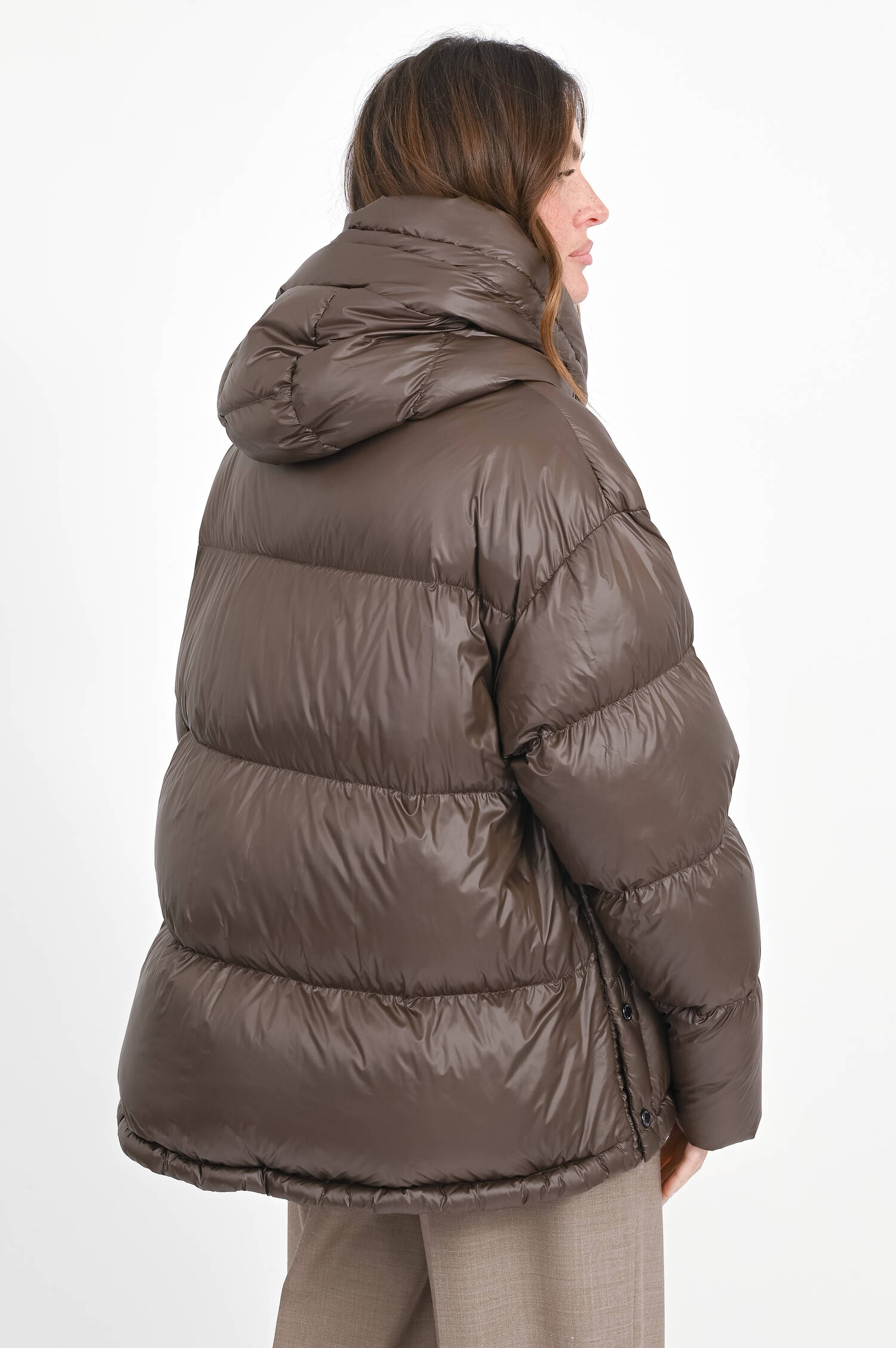 Daunen-Steppjacke LONDRA in Kastanie