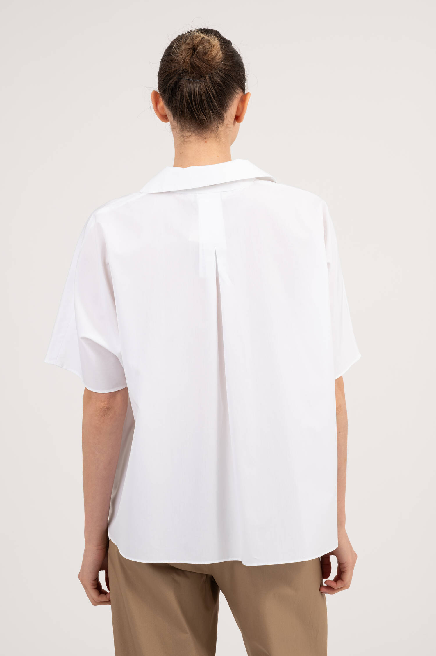 Popeline Bluse CARISMA in Weiß