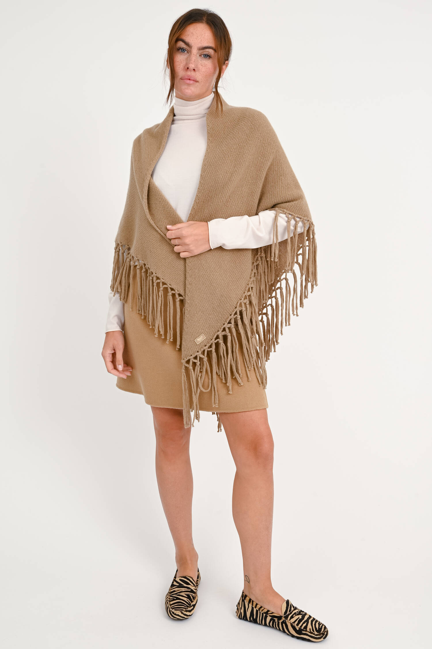 Poncho TORNADO in Camel