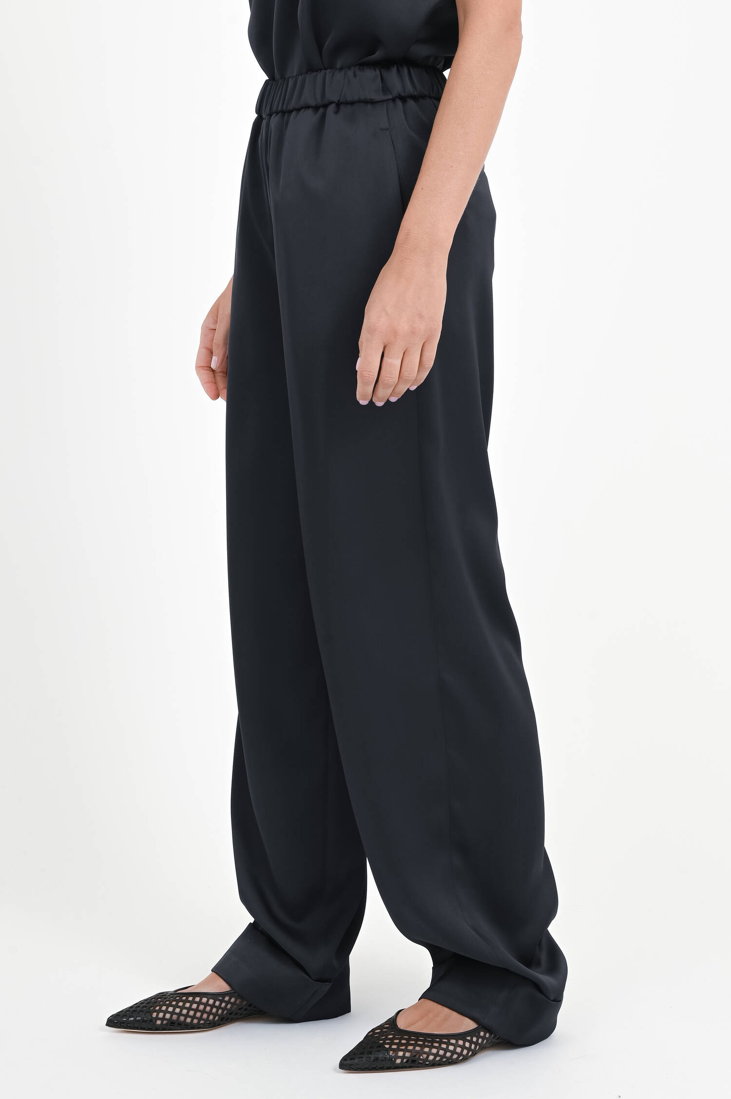 Hose mit Stulpe in Notte