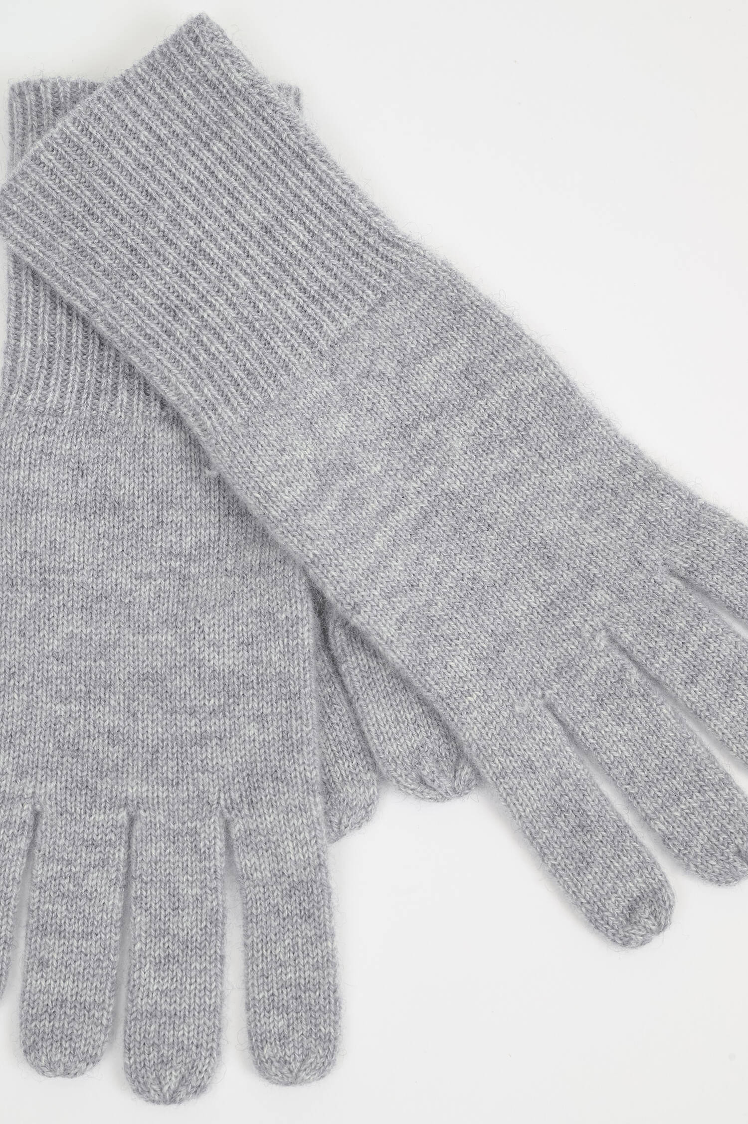  Cashmere Handschuhe in Hellgrau