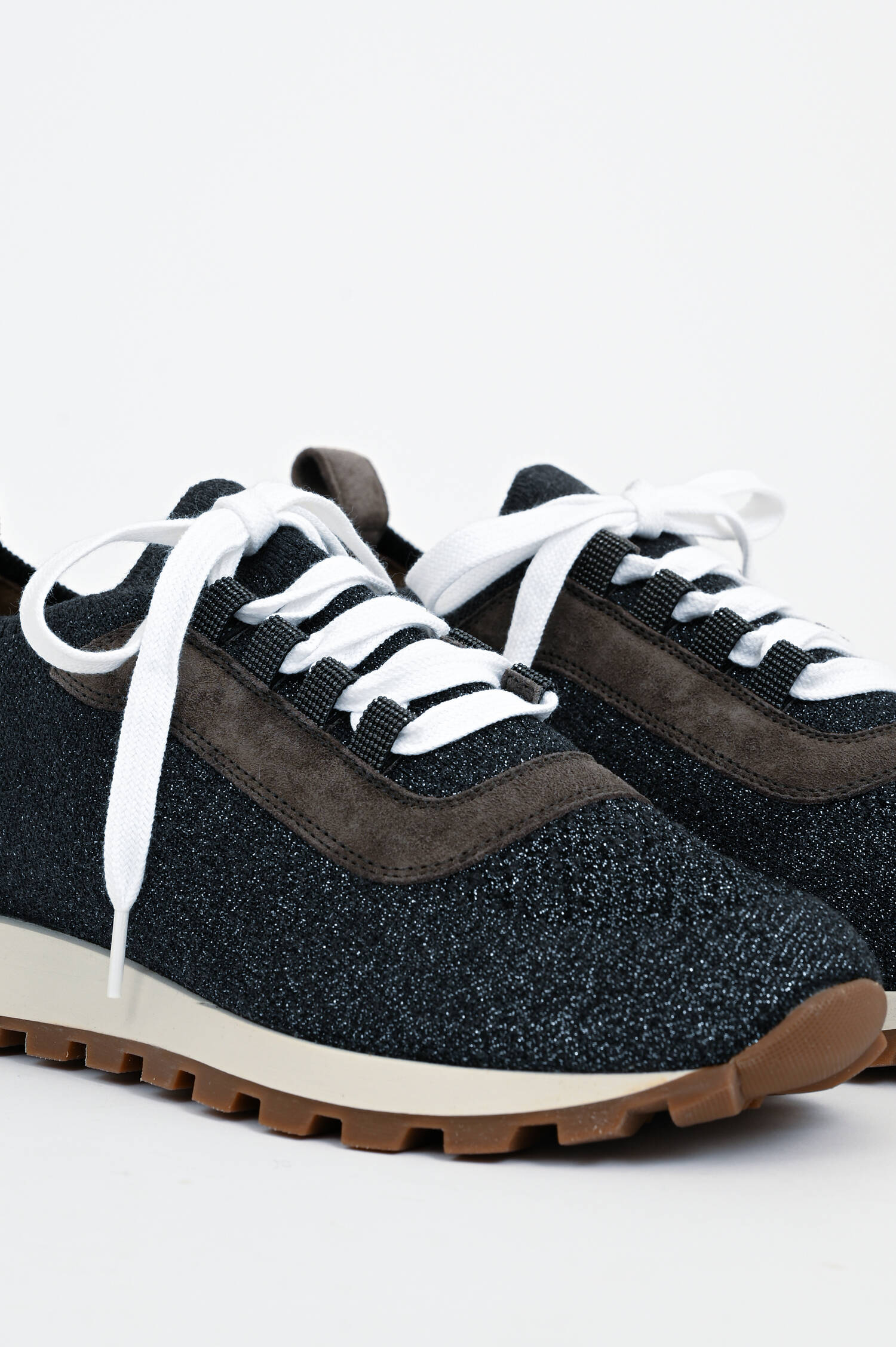 Sparkling-Strick Sneaker in Anthrazit Sparkling-Strick Sneaker in Anthrazit