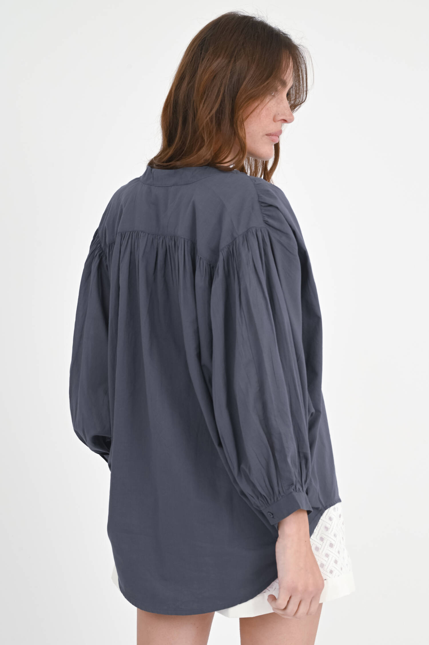 Bluse BALLOON in Anthrazit