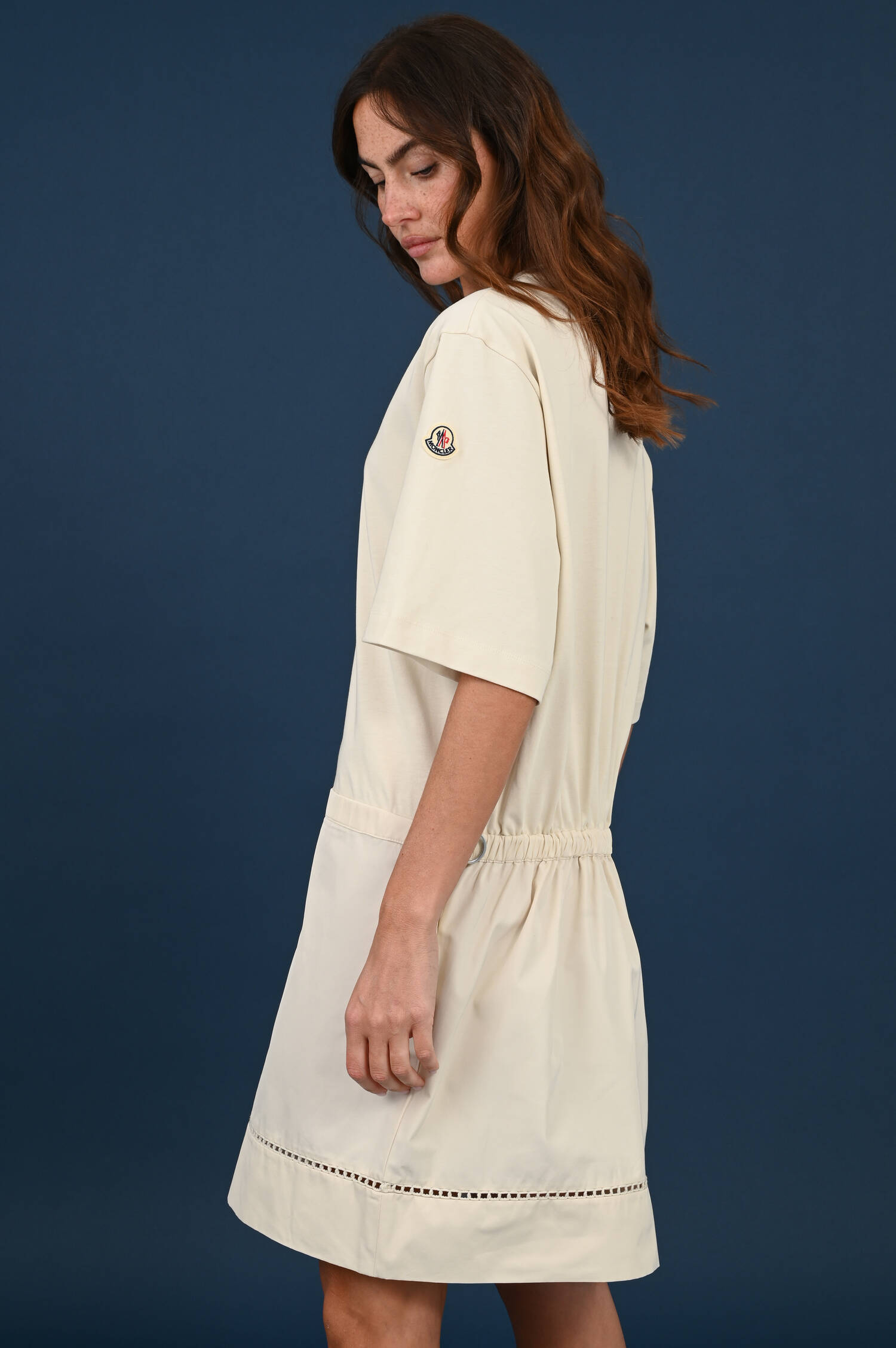 T-Shirt Kleid in Natur