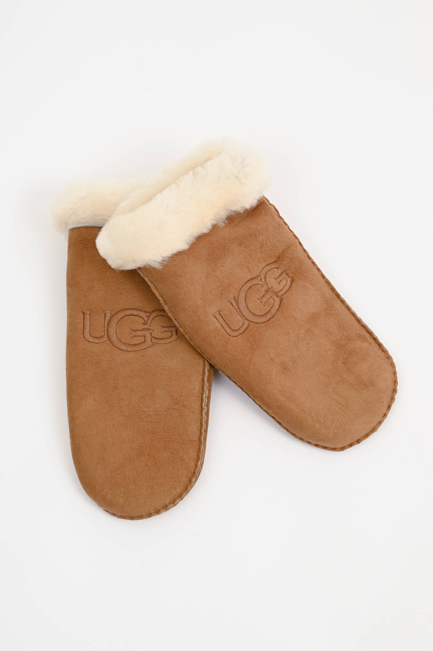 Lammfell Fäustlinge SHEARLING in Chestnut 