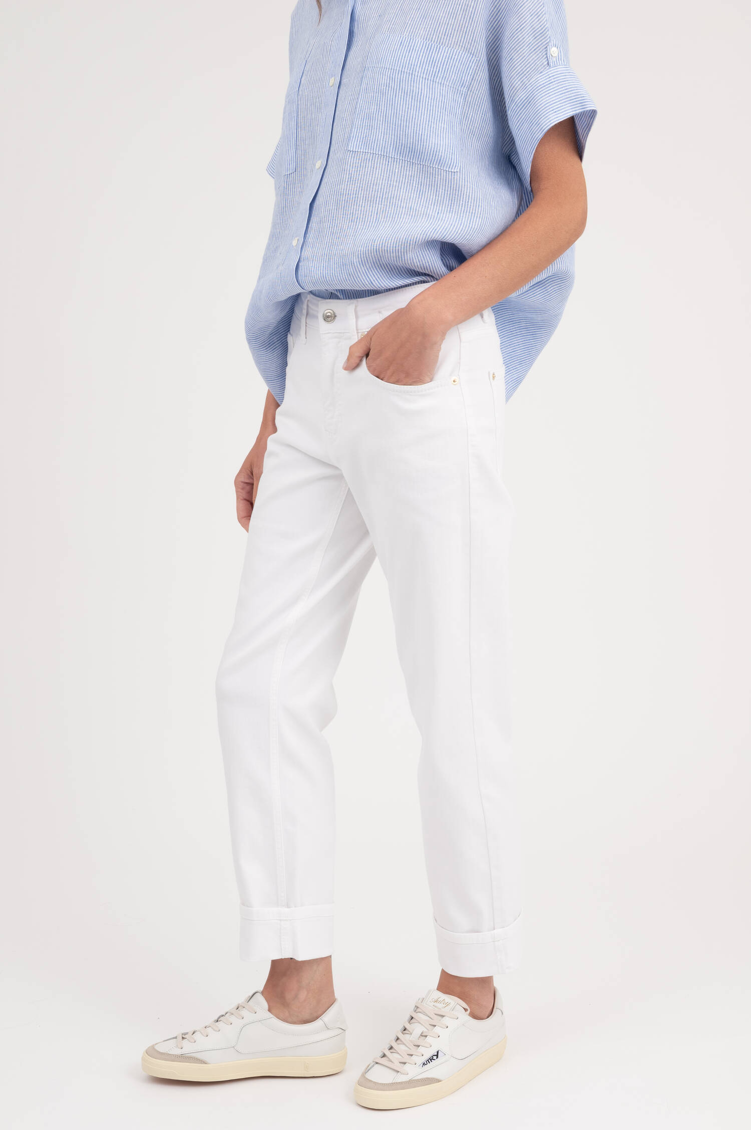 Cropped Jeans GAIA in Weiß Cropped Jeans GAIA in Weiß