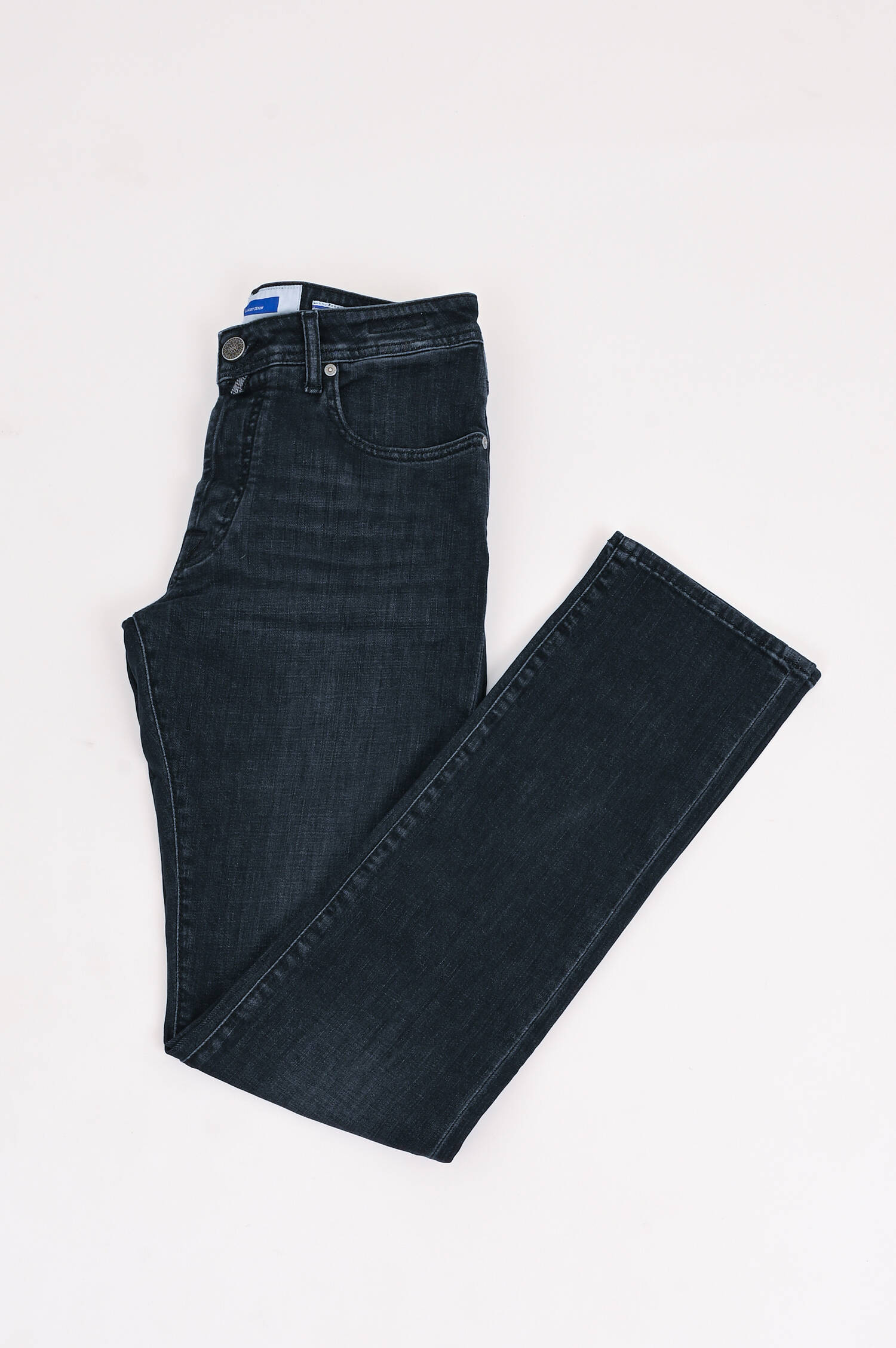 Slim Fit Jeans BARD in Grau/Schwarz
