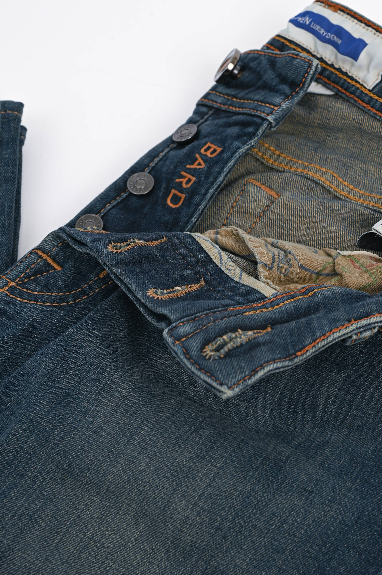 Slim Fit Jeans BARD in Mittelblau