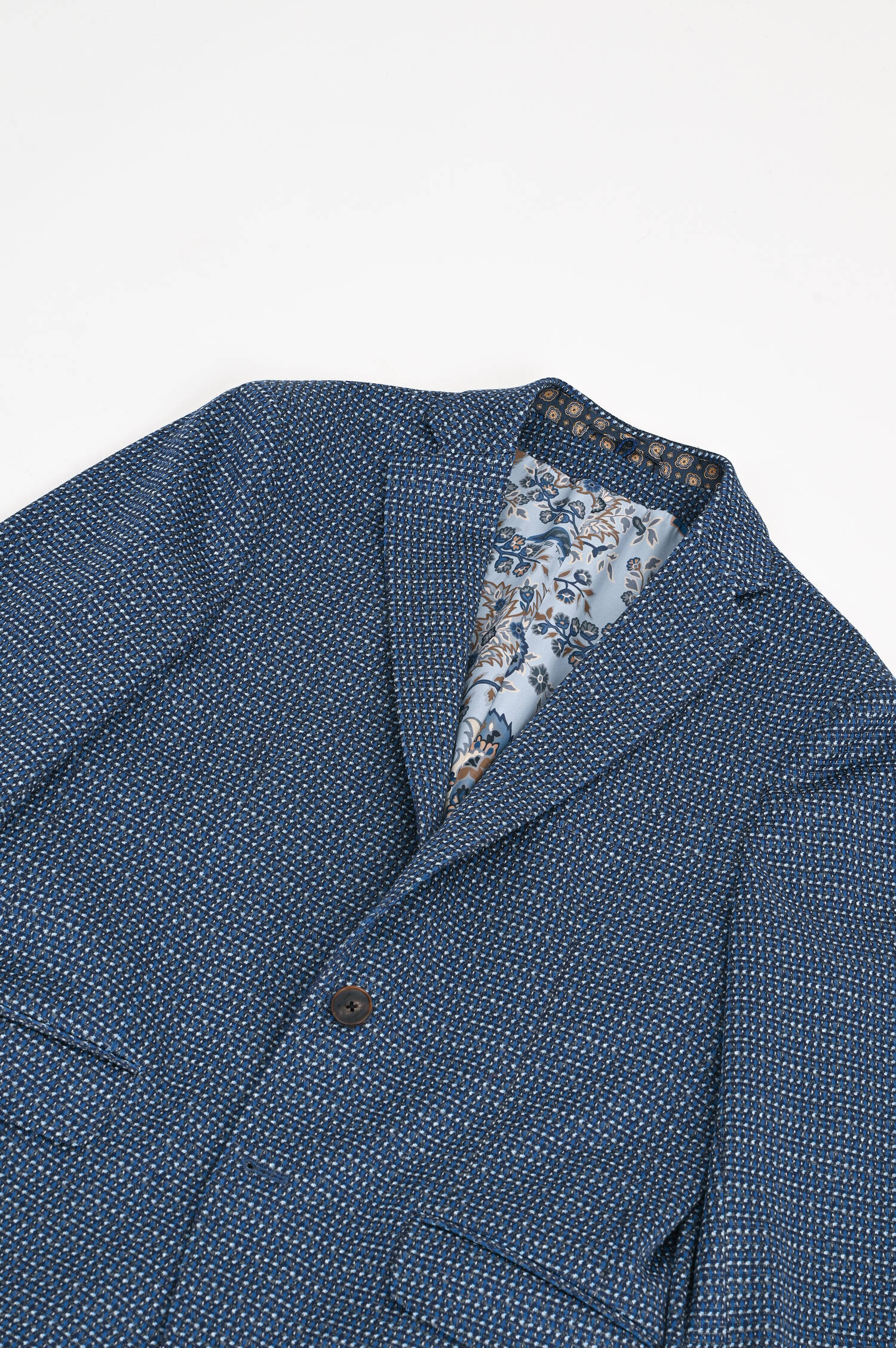 Hybrid-Jacke in Dunkelblau gemustert Hybrid-Jacke in Dunkelblau gemustert