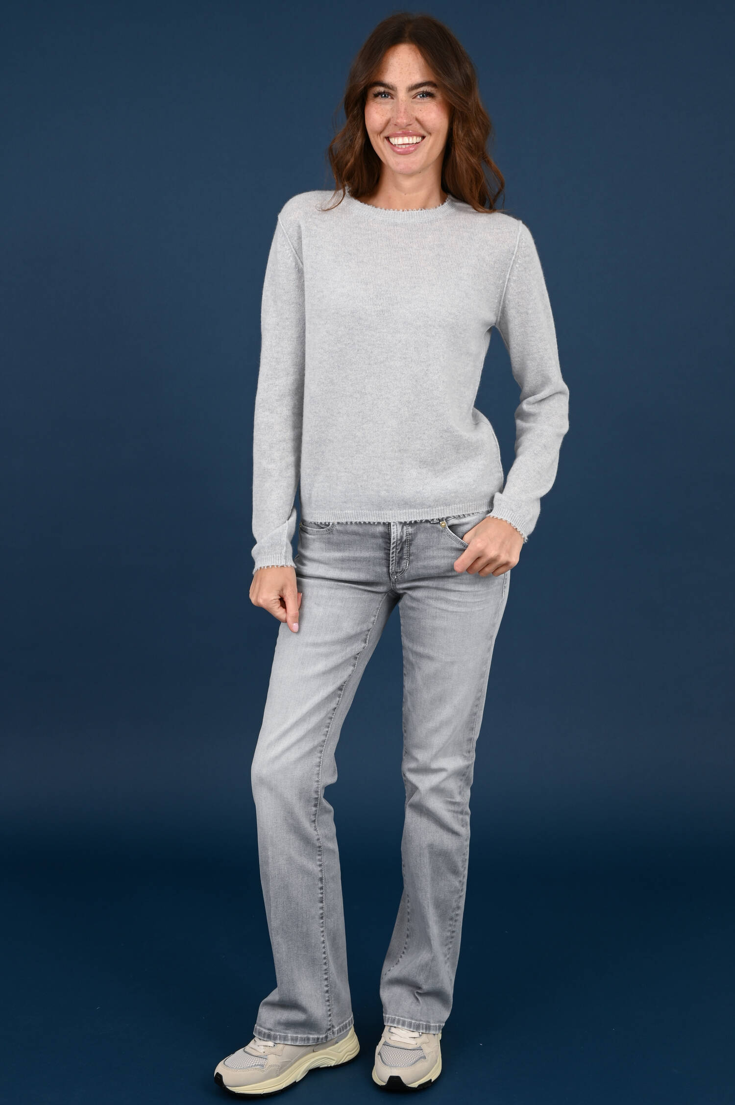 Cashmere Pullover in Sanderling Cashmere Pullover in Sanderling