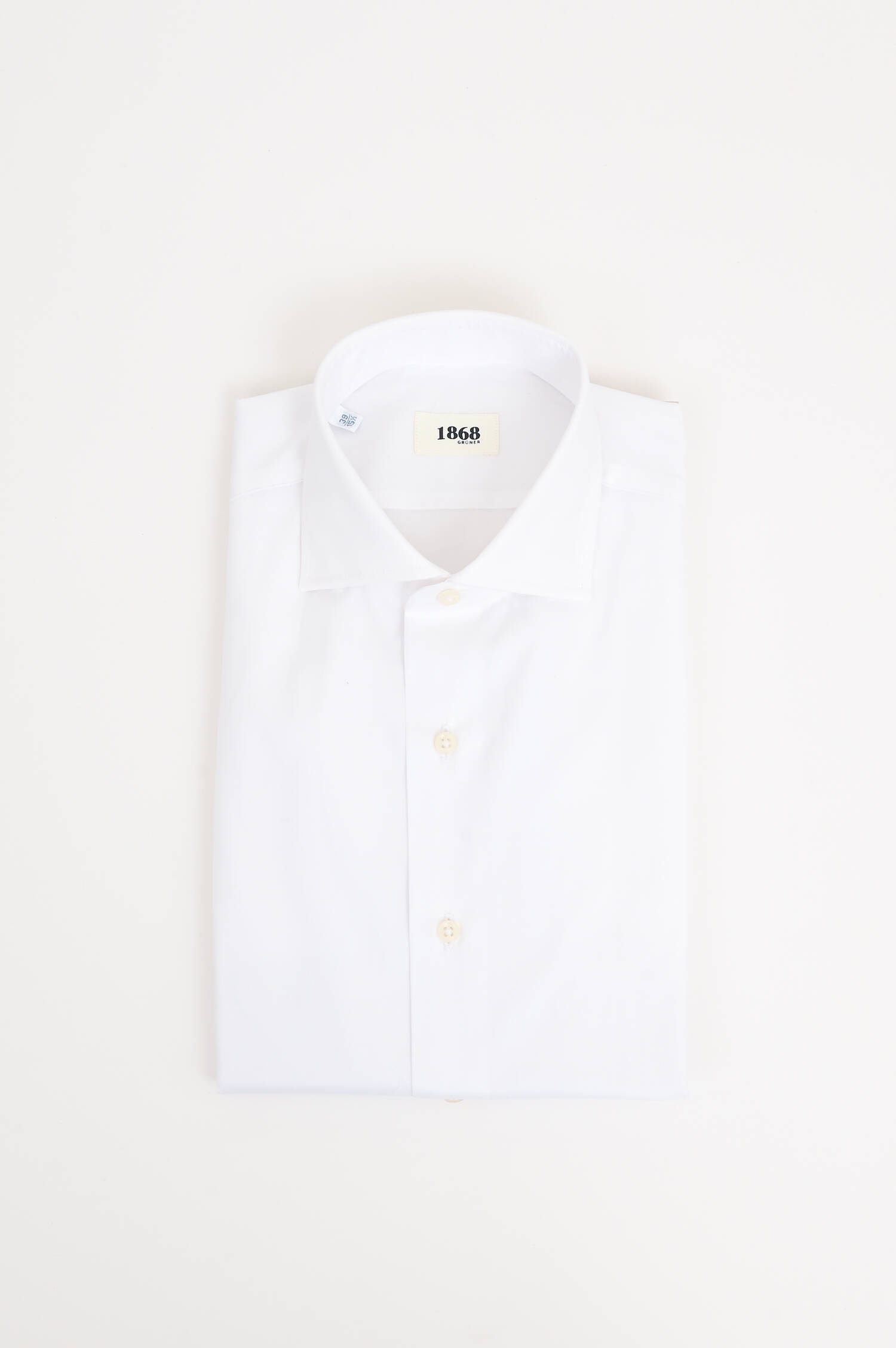 Twill Hemd in Weiß