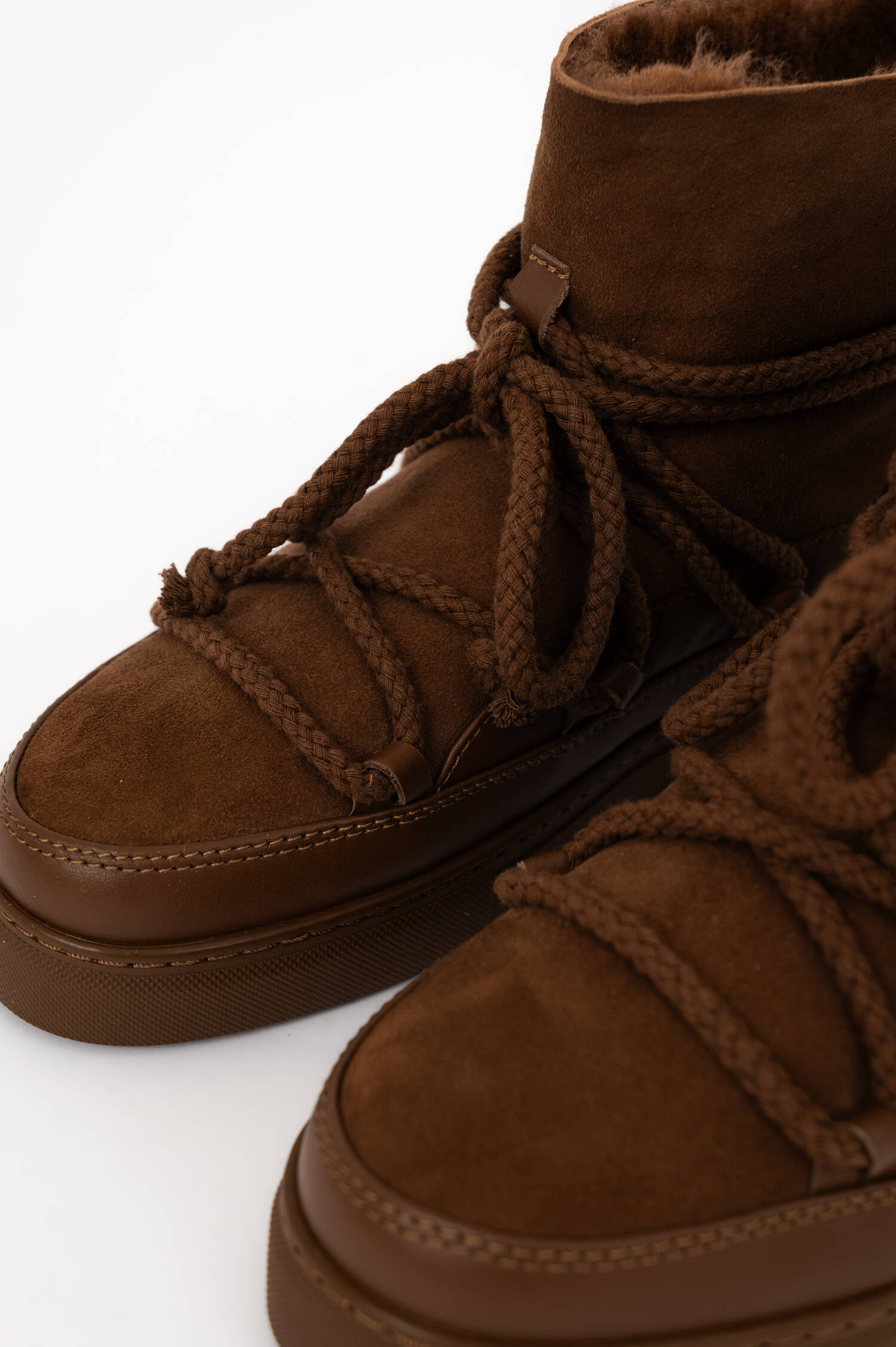 Lammfell-Schneeschuhe CLASSIC in Braun