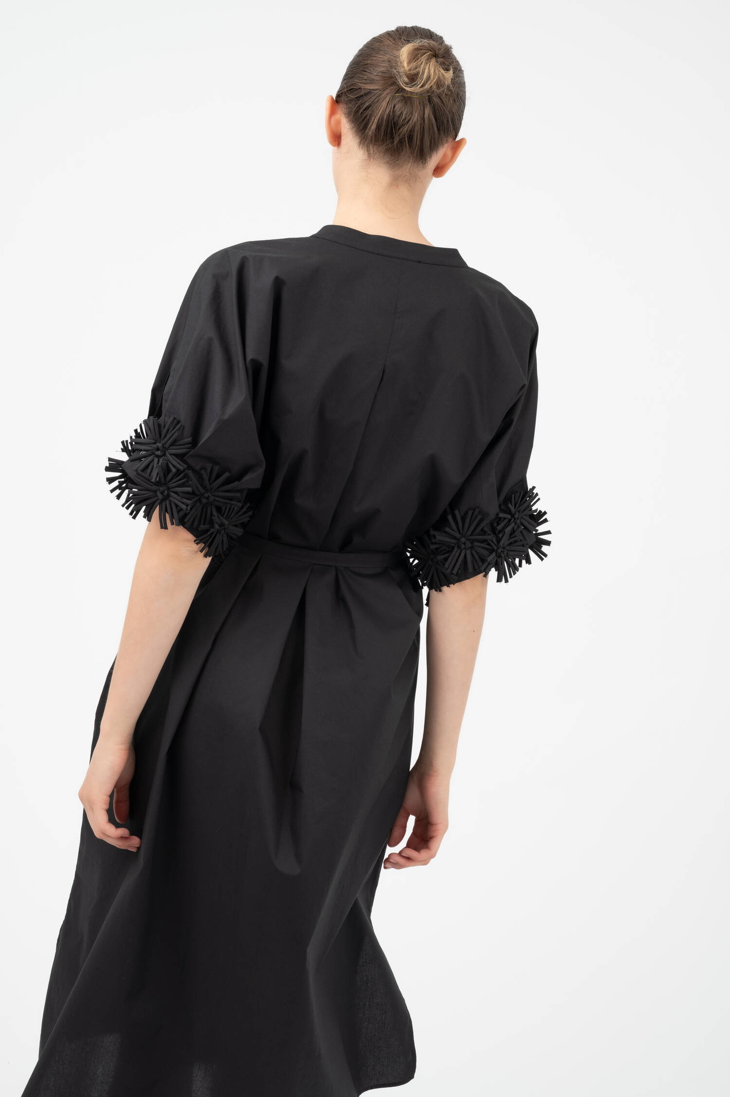 Hemdblusenkleid in Neroschwarz Hemdblusenkleid in Neroschwarz