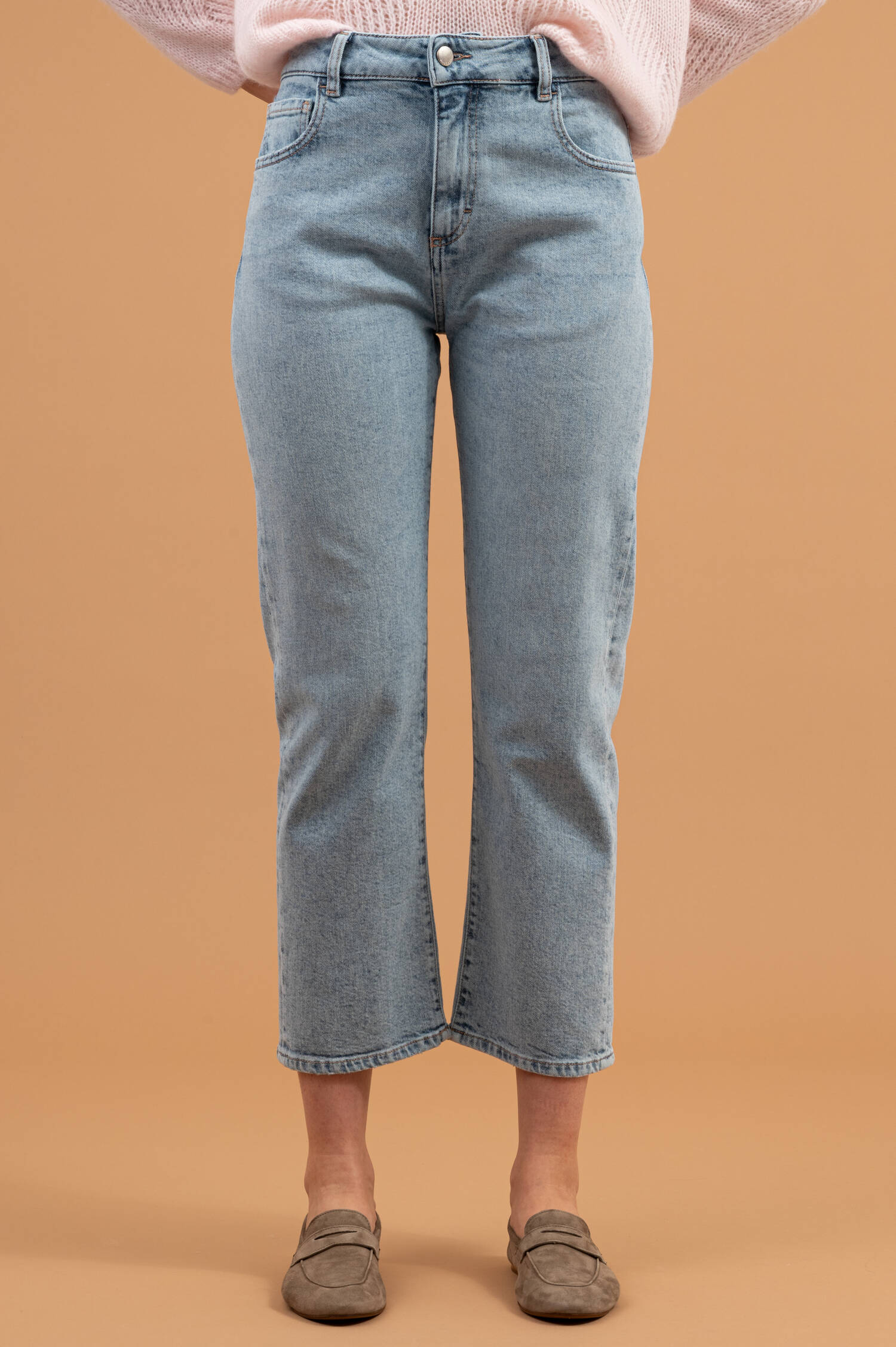 Relaxed Jeans MIMI in Sky Blau