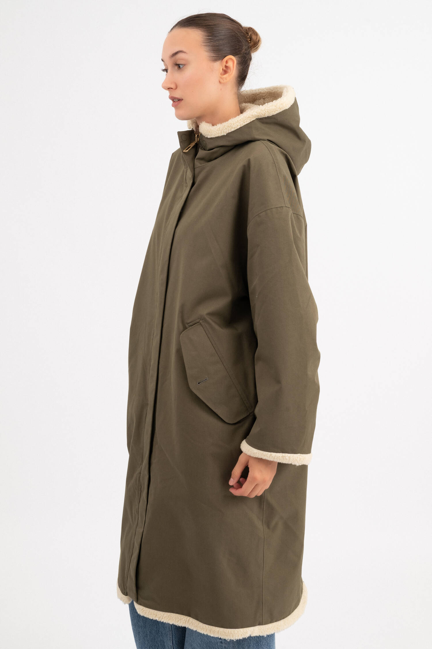 Wende-Parka ANNA in Oliv Wende-Parka ANNA in Oliv