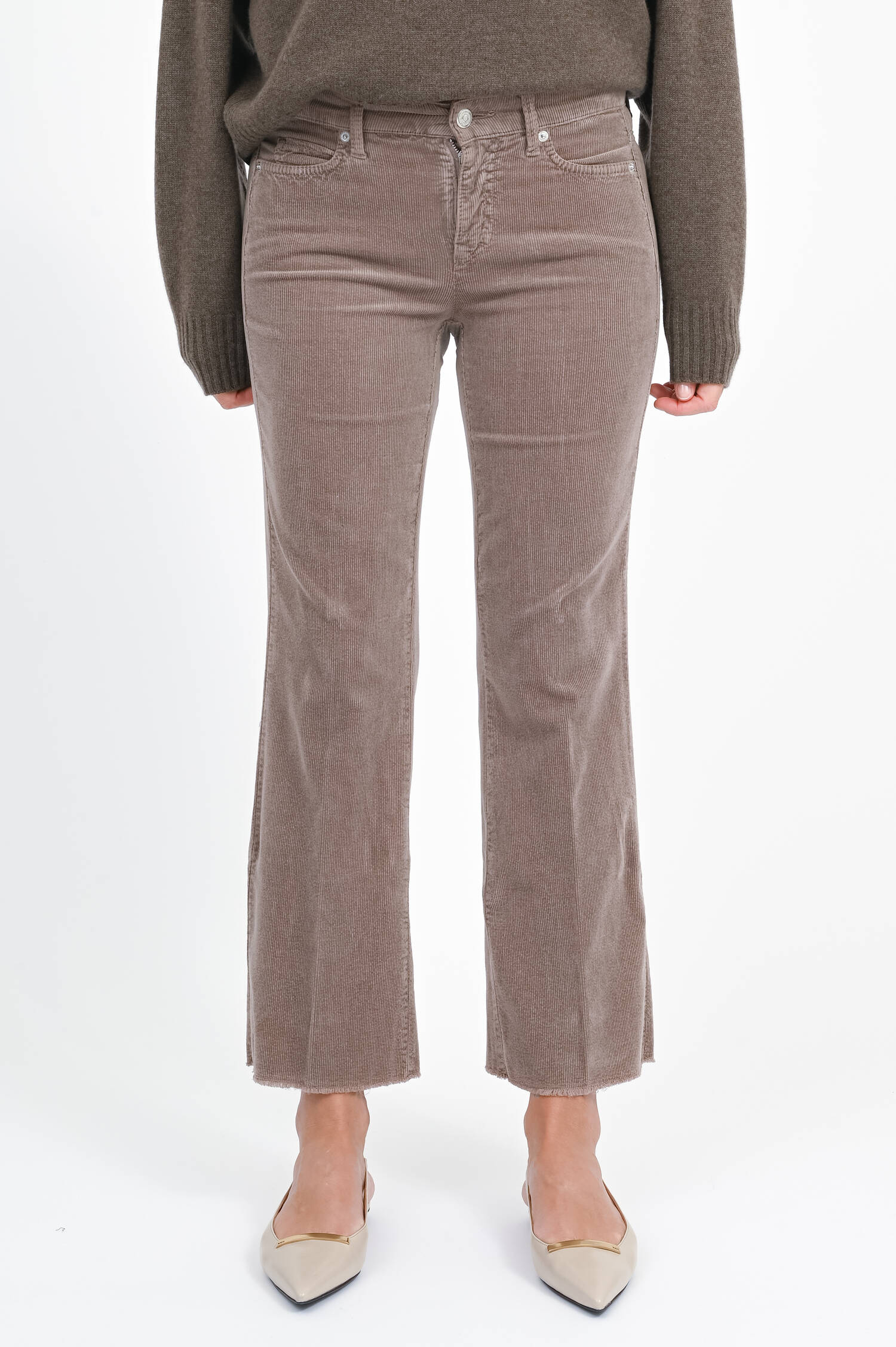 Cordhose FRANCESCA in Latte