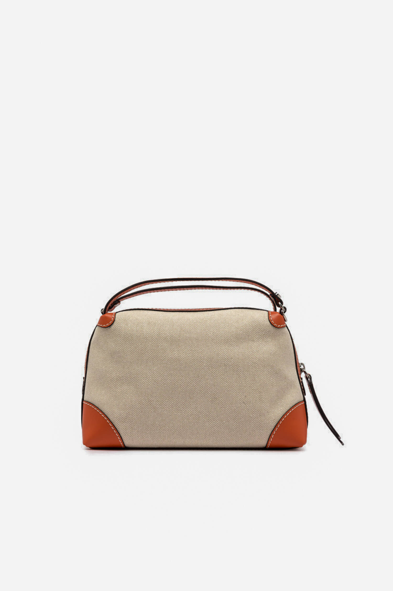 Kleine Tasche ALIFA in Natur/Orange