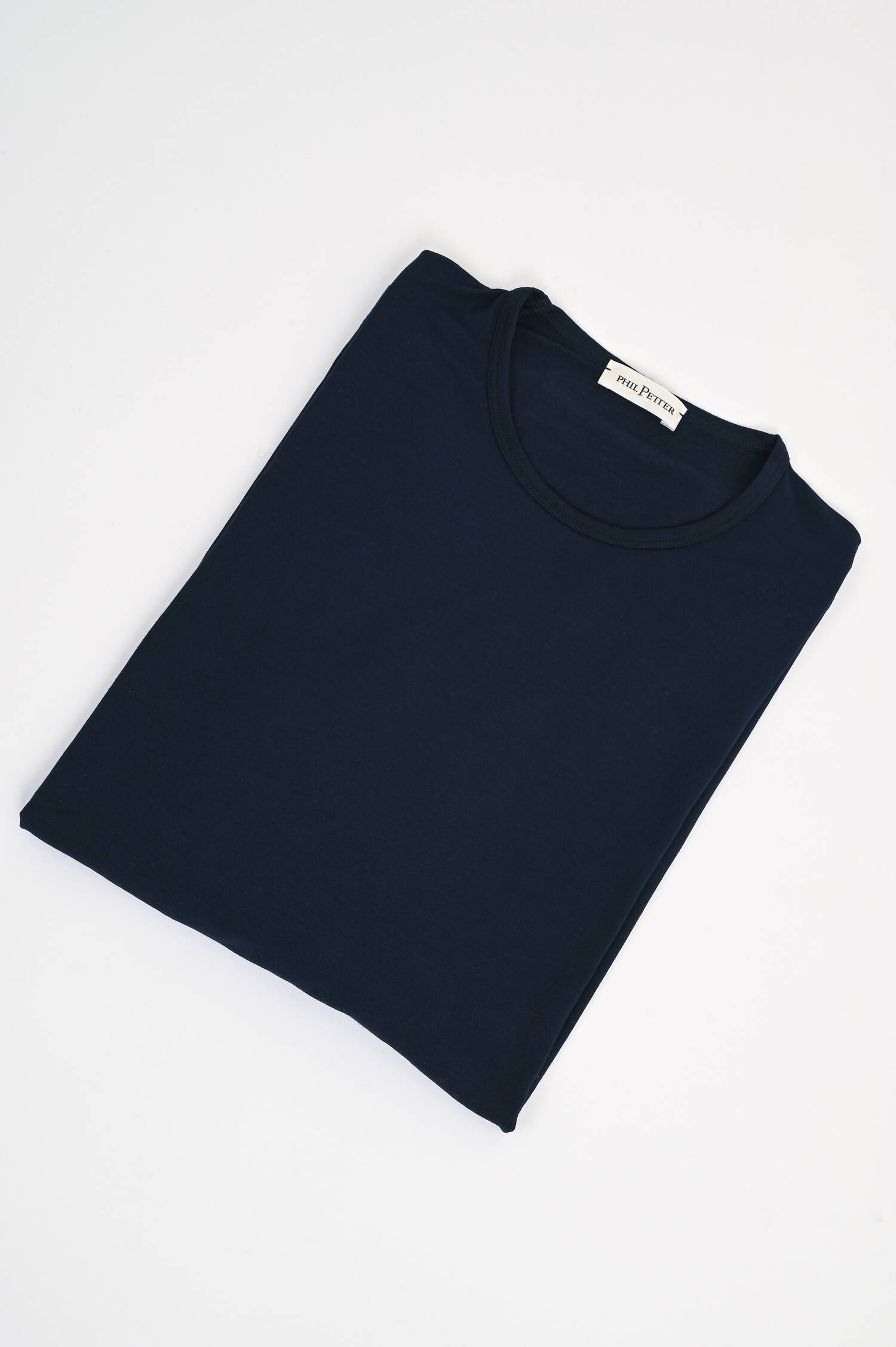 Langarm Shirt in Navy