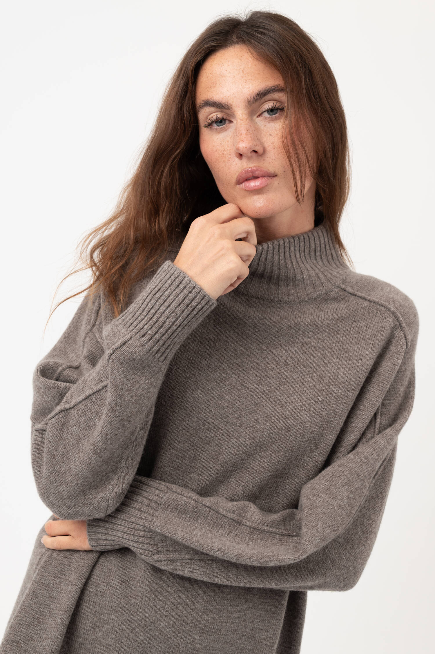 Woll-Pullover in Grau Woll-Pullover in Grau