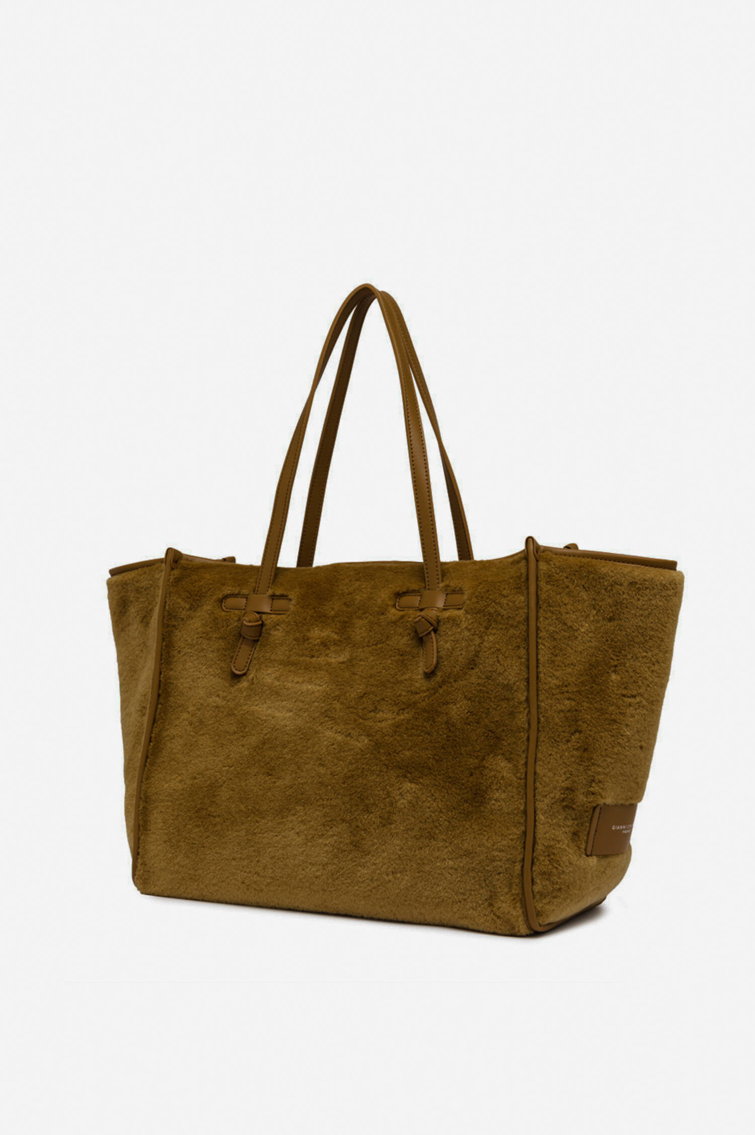Tote Bag TEDDY in Karamellbraun