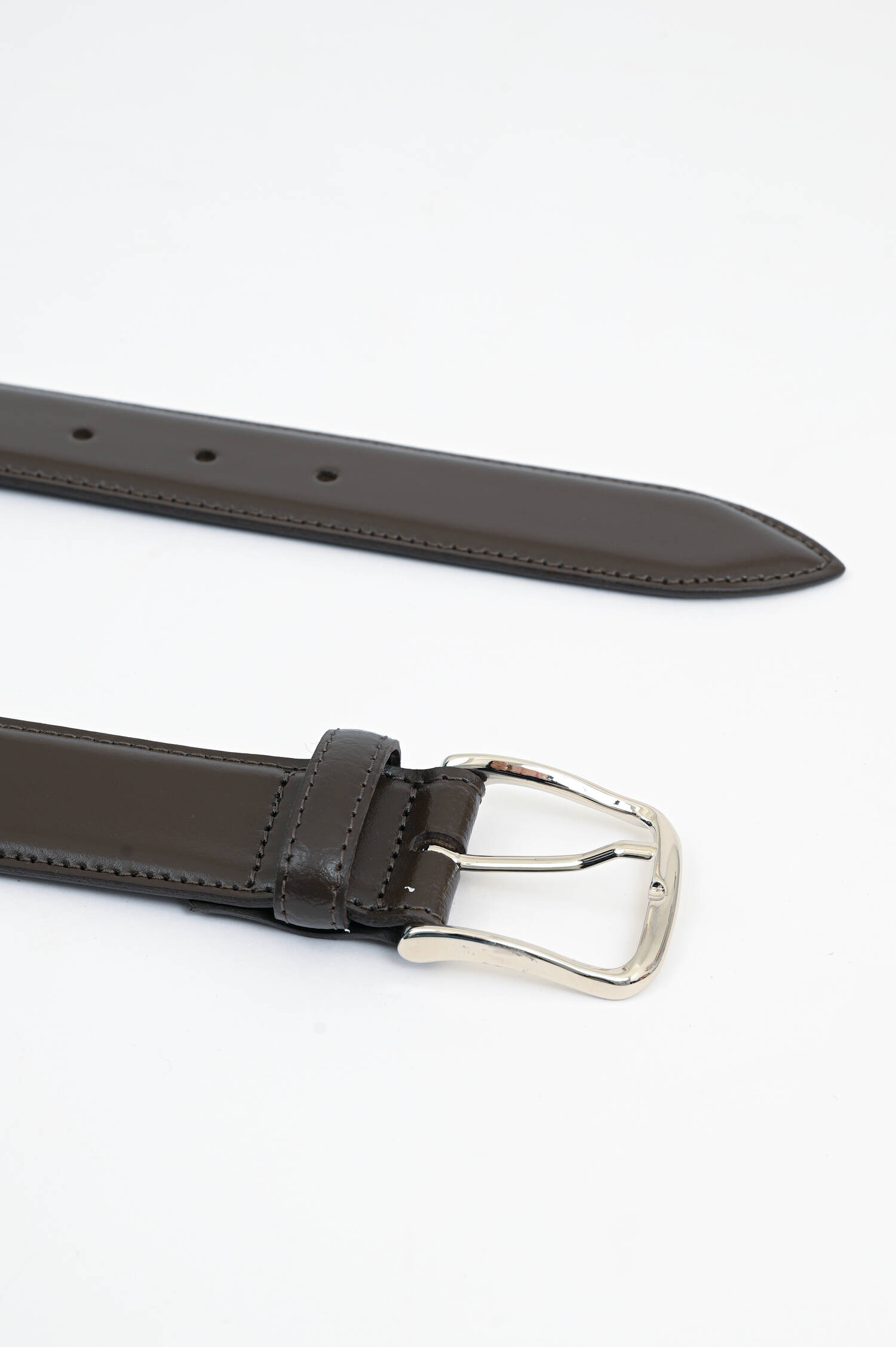 Gürtel aus Leder in Braun