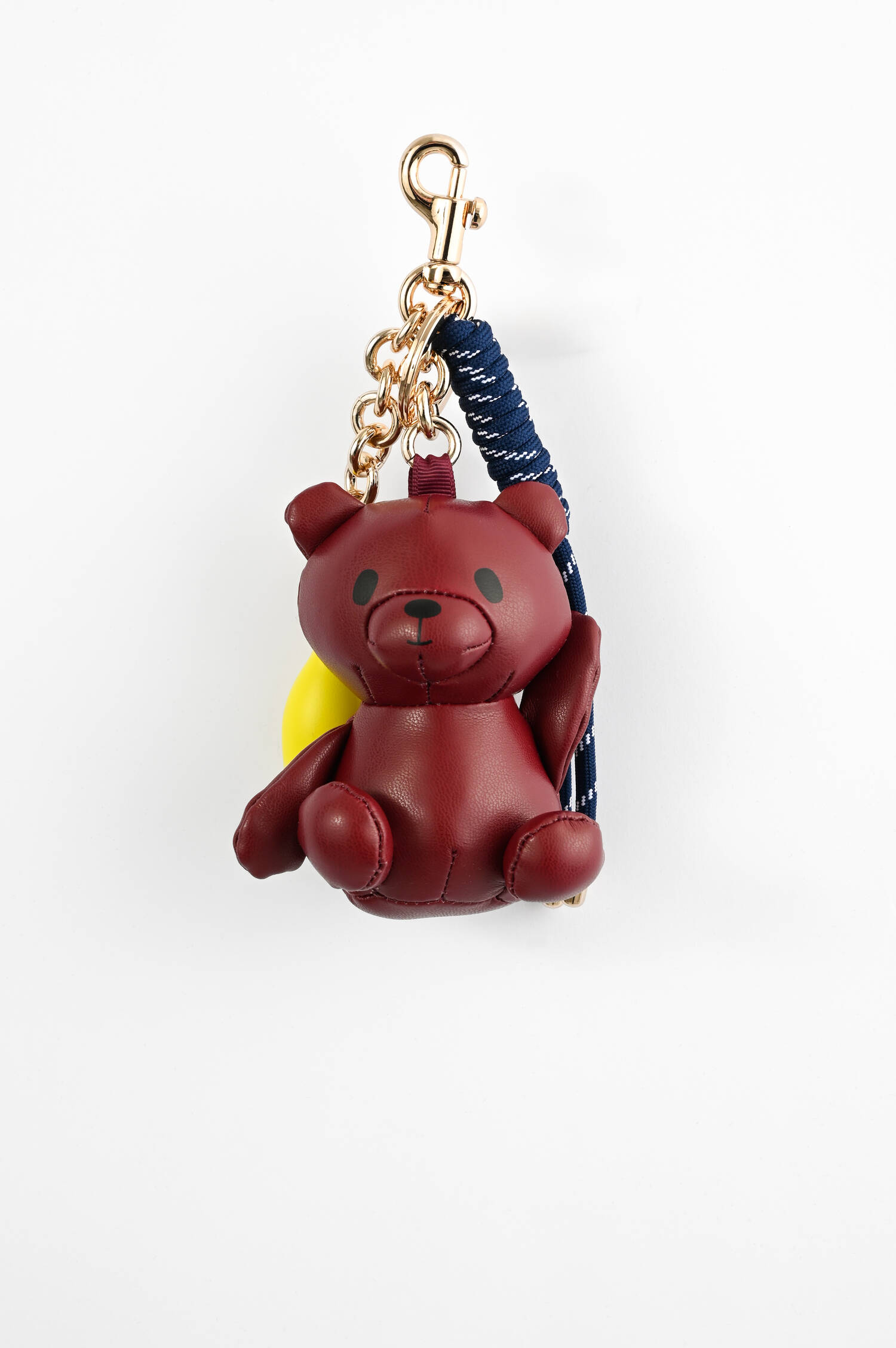 Taschenanhänger BÄR in Bordeauxrot