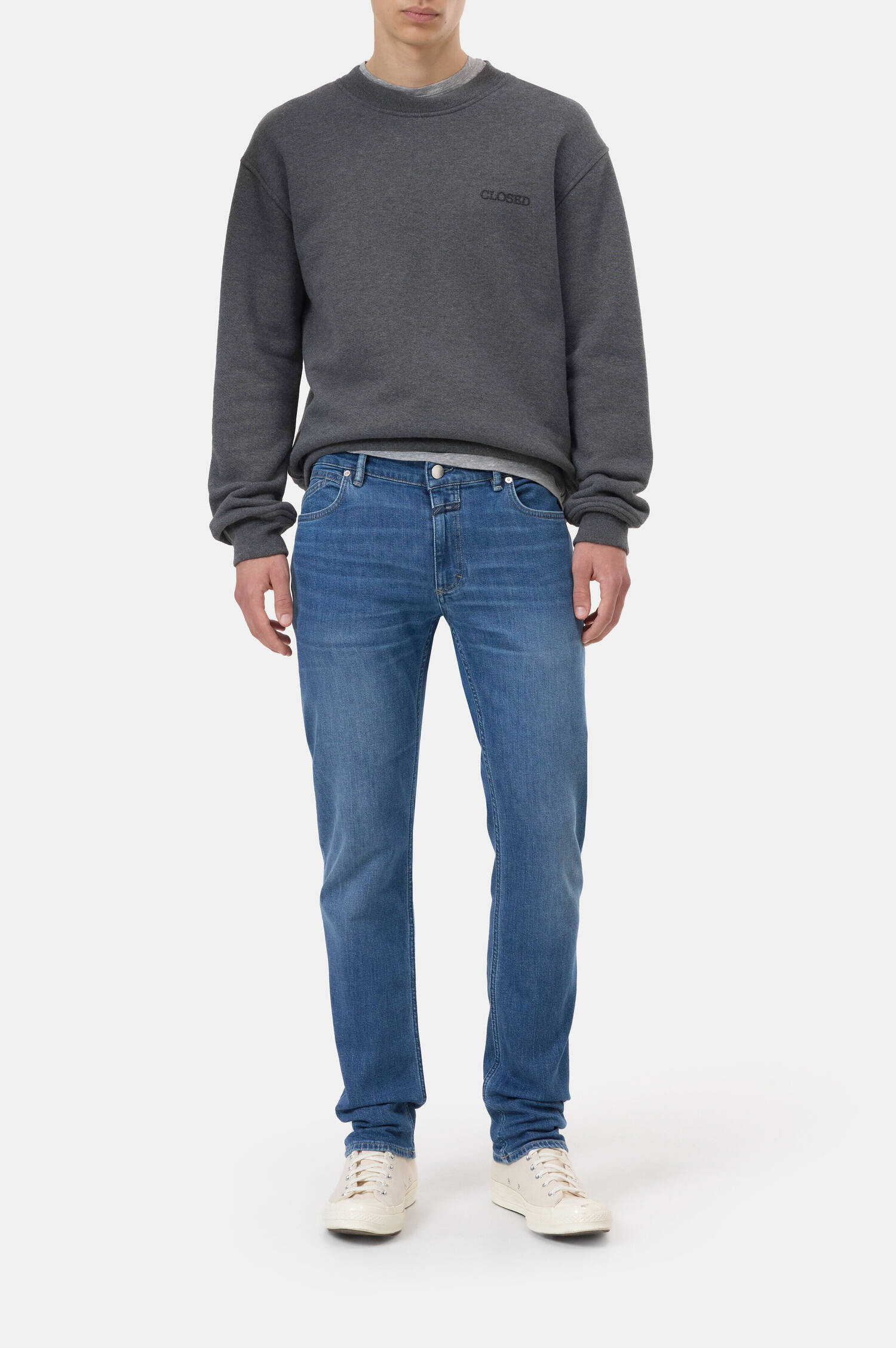 Jeans UNITY SLIM 5-Pocket Style in Mittelblau Jeans UNITY SLIM 5-Pocket Style in Mittelblau