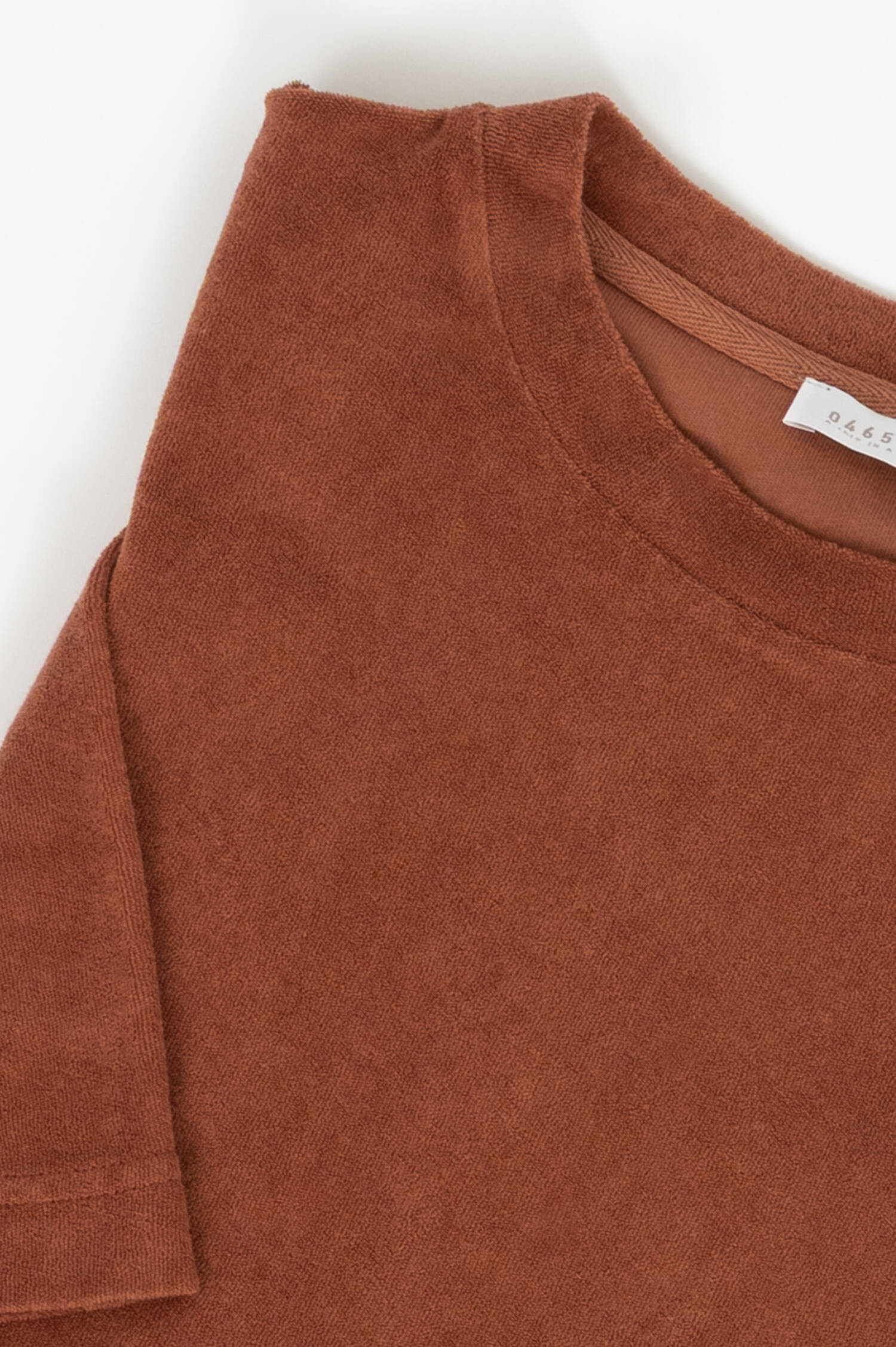 Frottee T-Shirt TERRY TEE in Terracotta