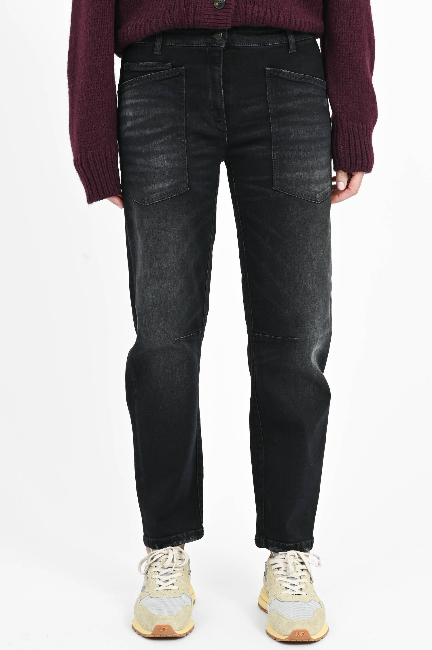 Jeans im Used-Look in Salty Black Jeans im Used-Look in Salty Black