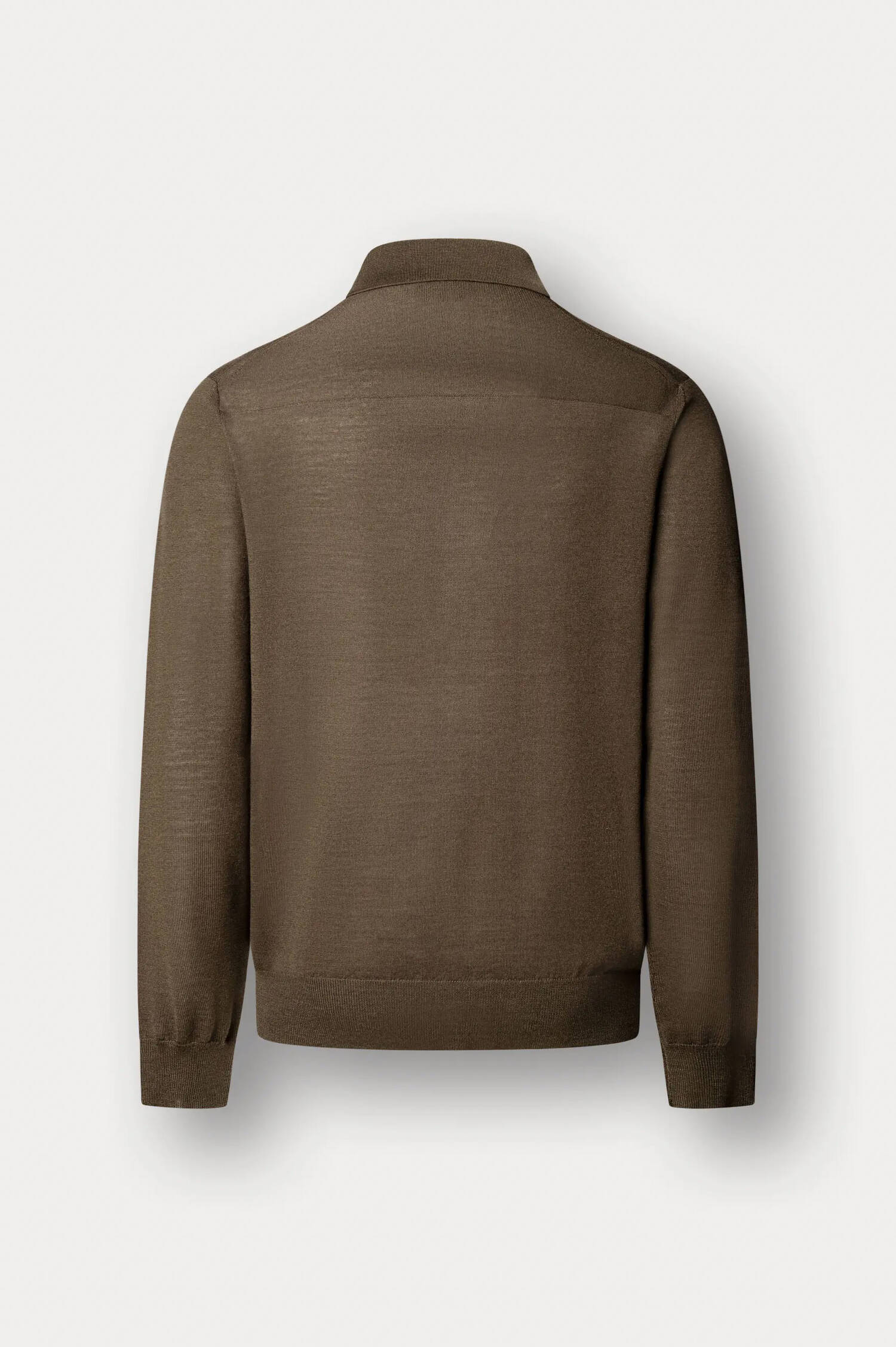 Feinstrick-Pullover in Khaki Feinstrick-Pullover in Khaki
