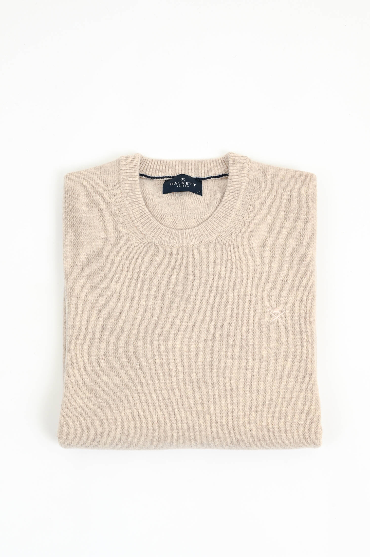 Pullover aus Lammwolle in Creme Pullover aus Lammwolle in Creme