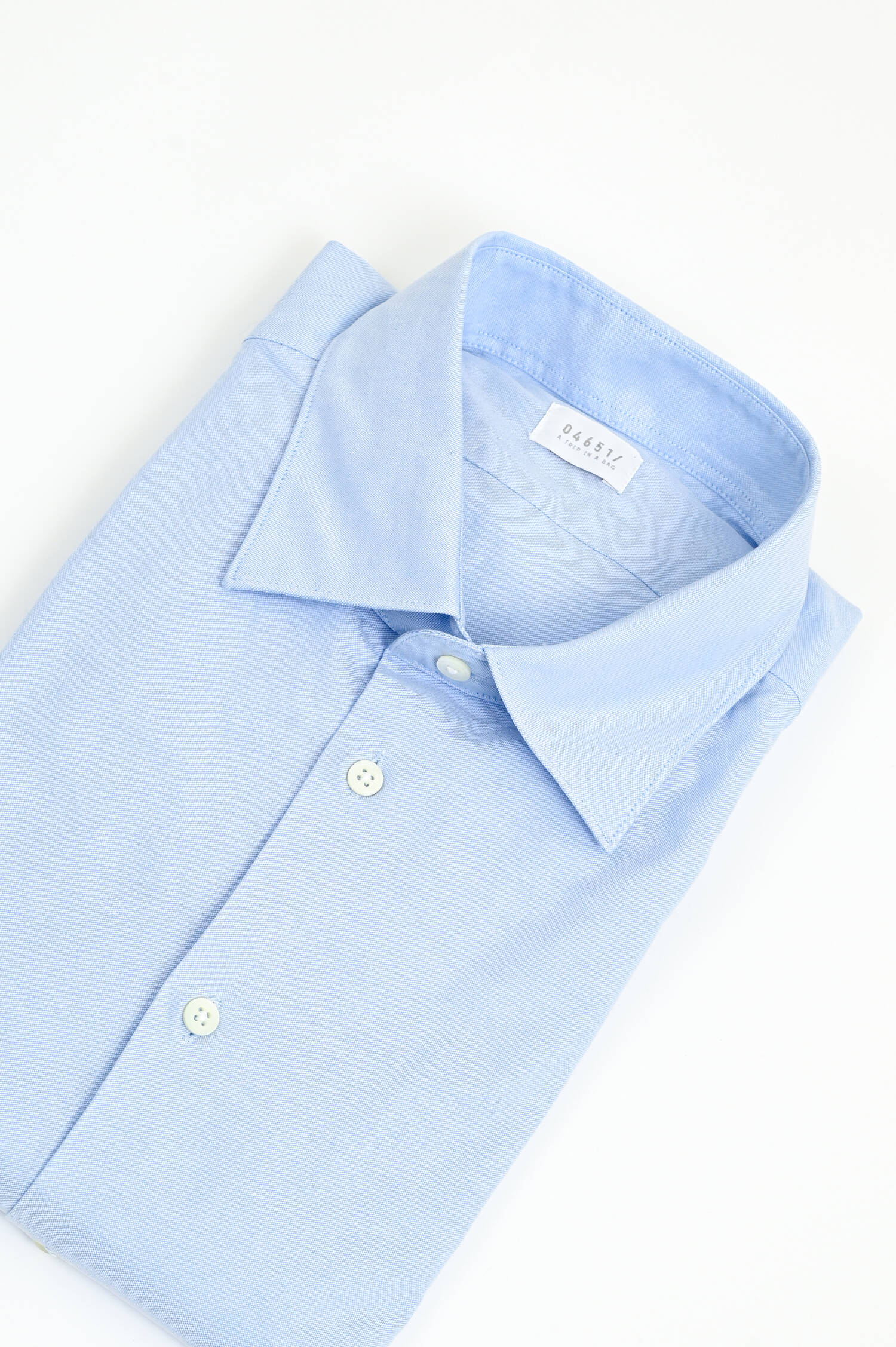 Hemd aus Baumwoll-Mix in Hellblau