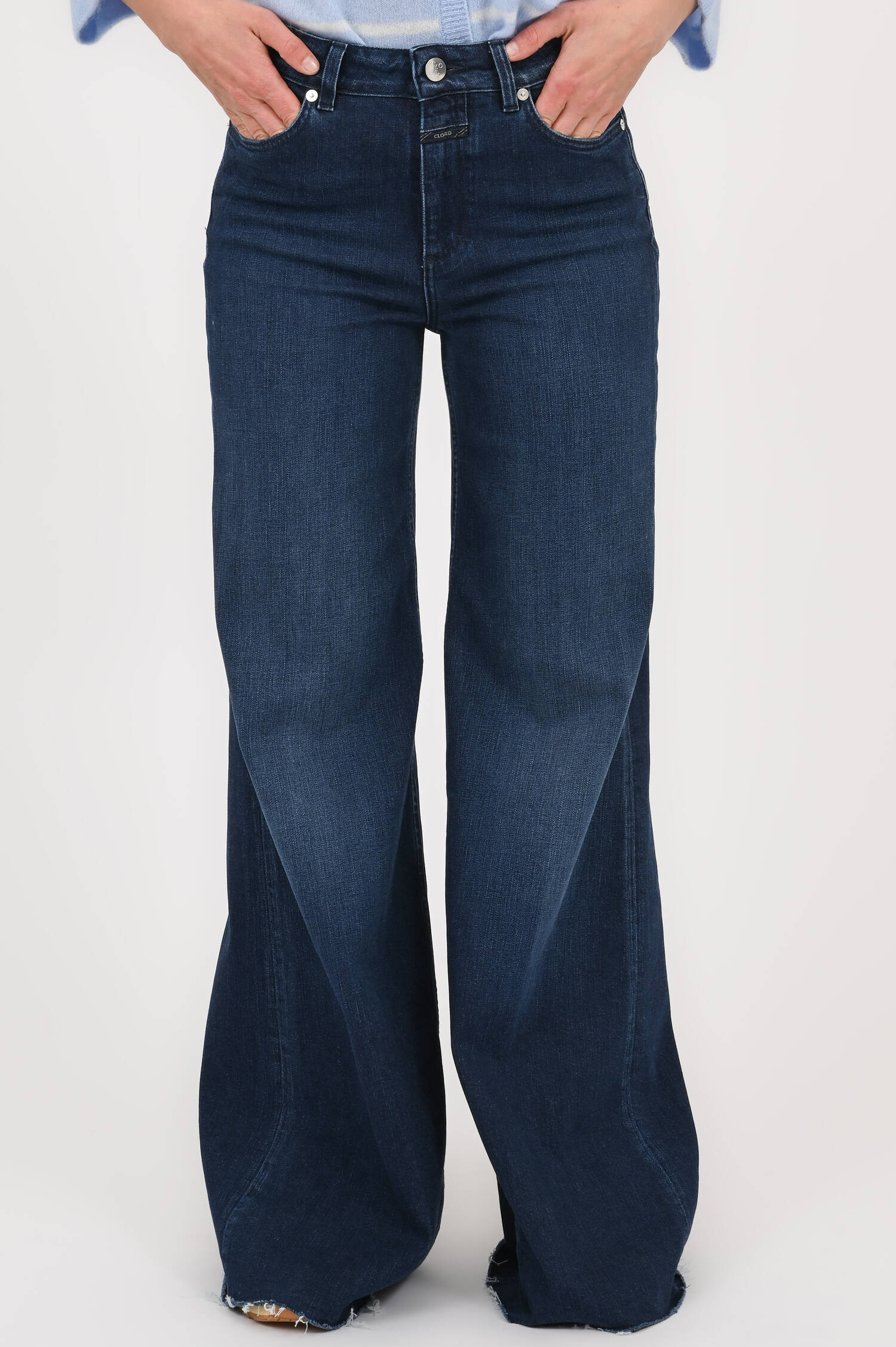 Jeans GLOW UP mit weitem Bein in Dark Blue