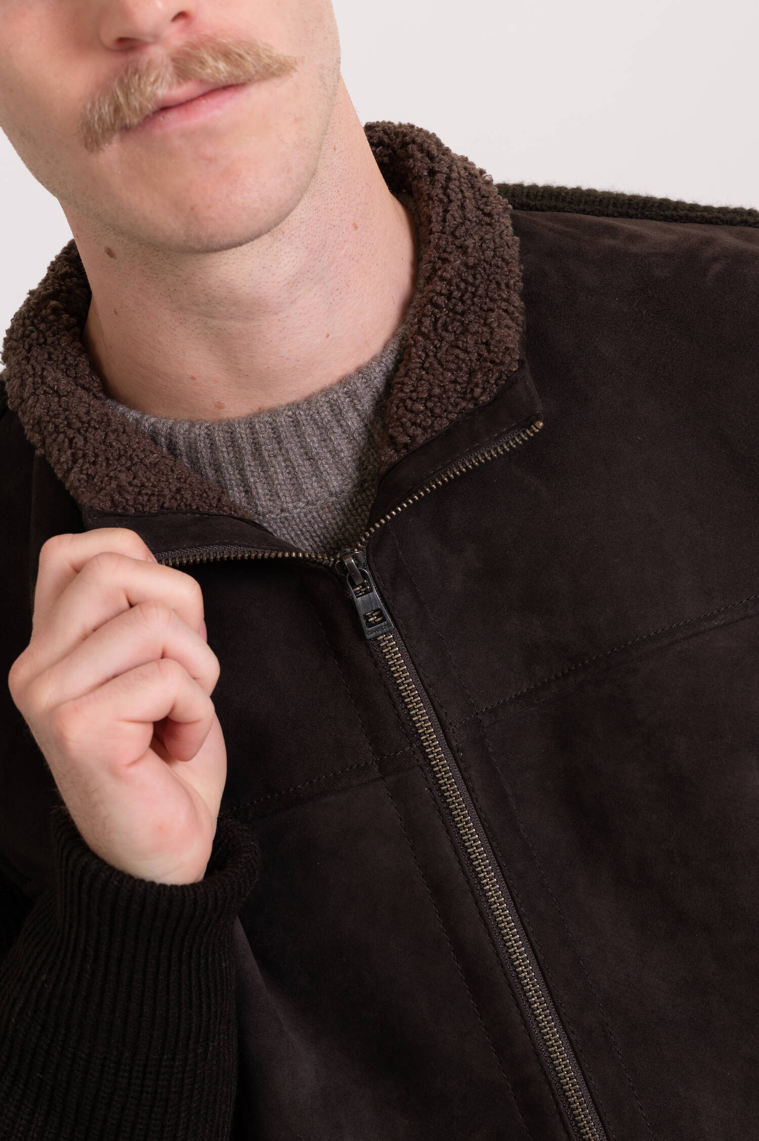 Hybrid-Jacke in Braun Hybrid-Jacke in Braun