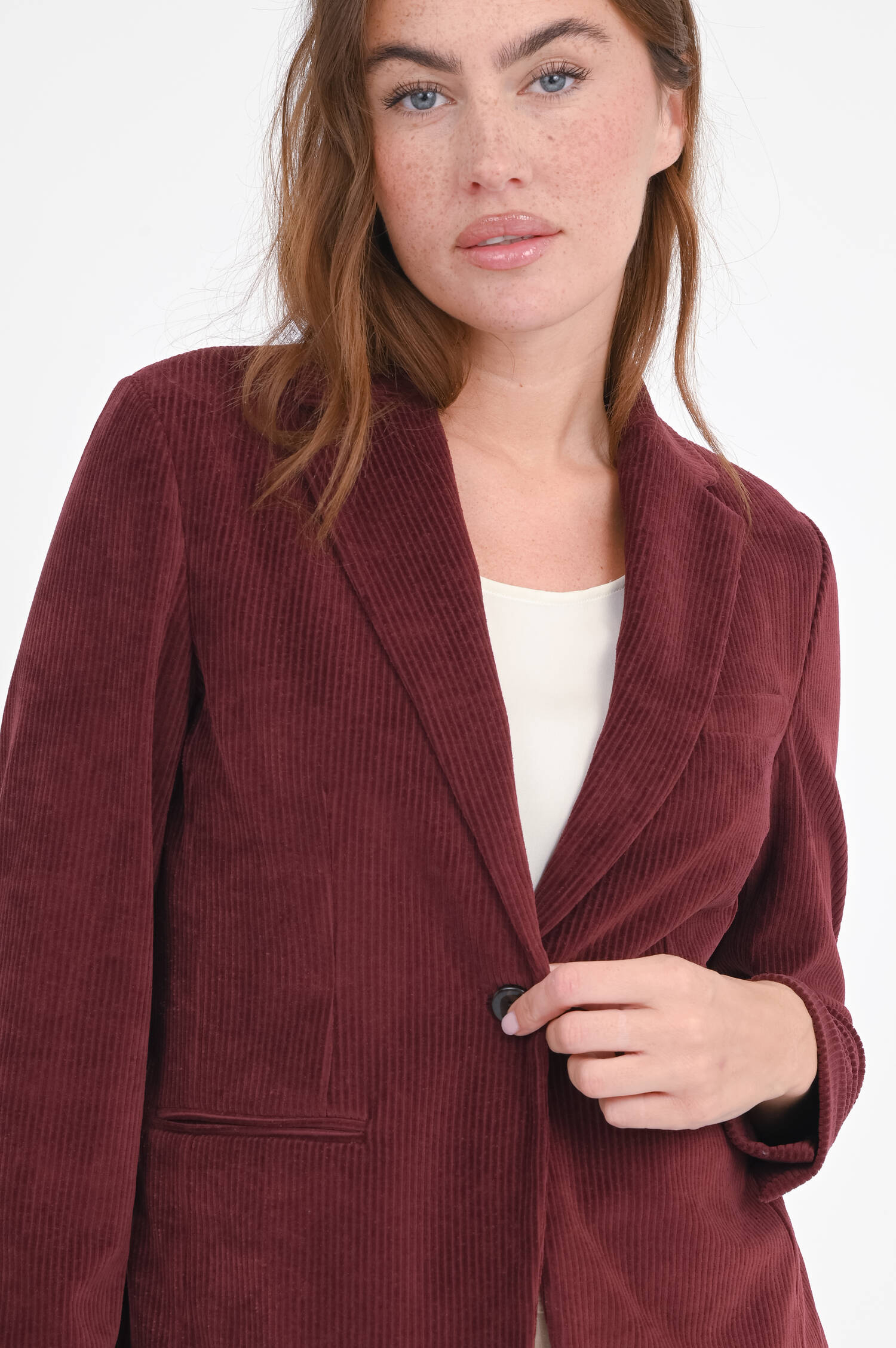 Cord-Blazer in Bordeaux