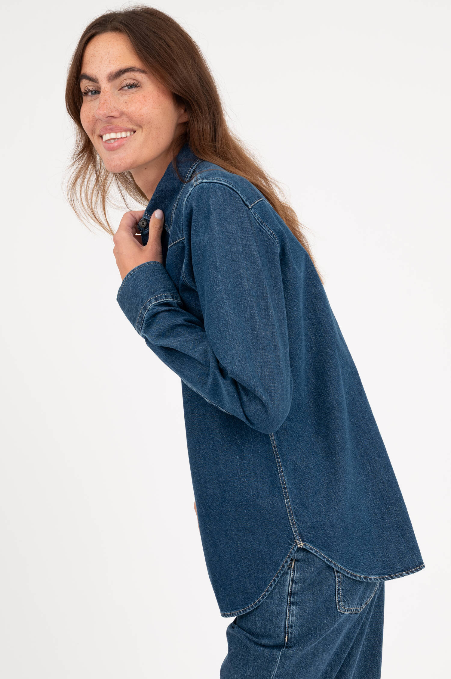 Jeanshemd in Dunkelblau Jeanshemd in Dunkelblau