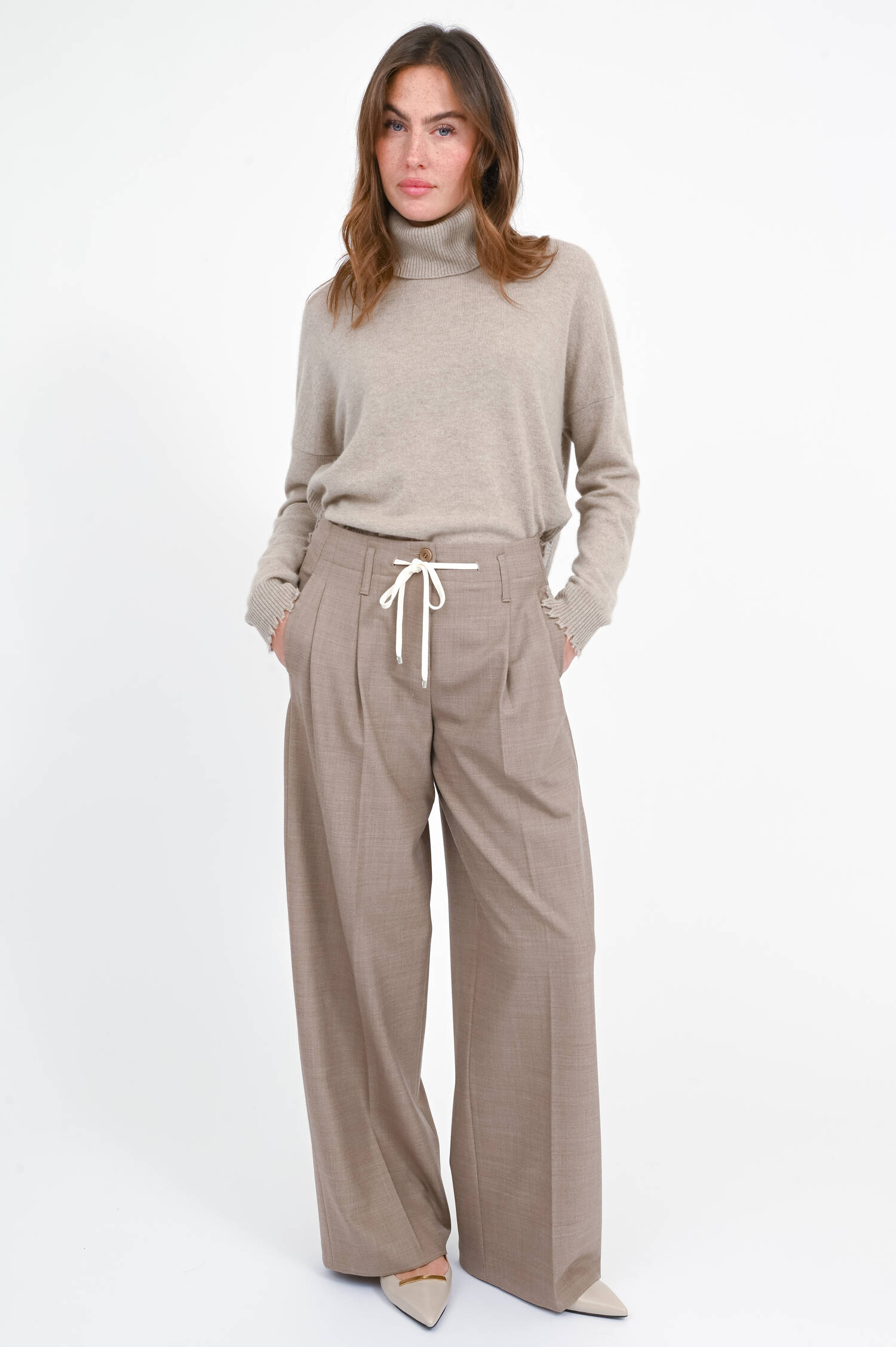 Straight-Leg-Pants ADDISON in Camel
