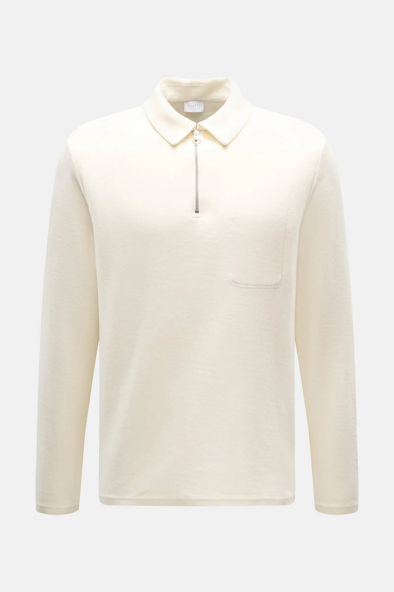 Wollmix Polo-Shirt in Elfenbein Wollmix Polo-Shirt in Elfenbein
