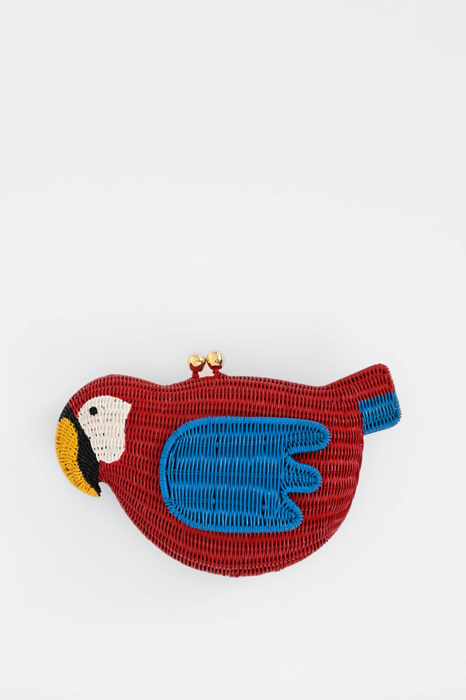 Macaw Clutch BROOKLYN in Wicker Red