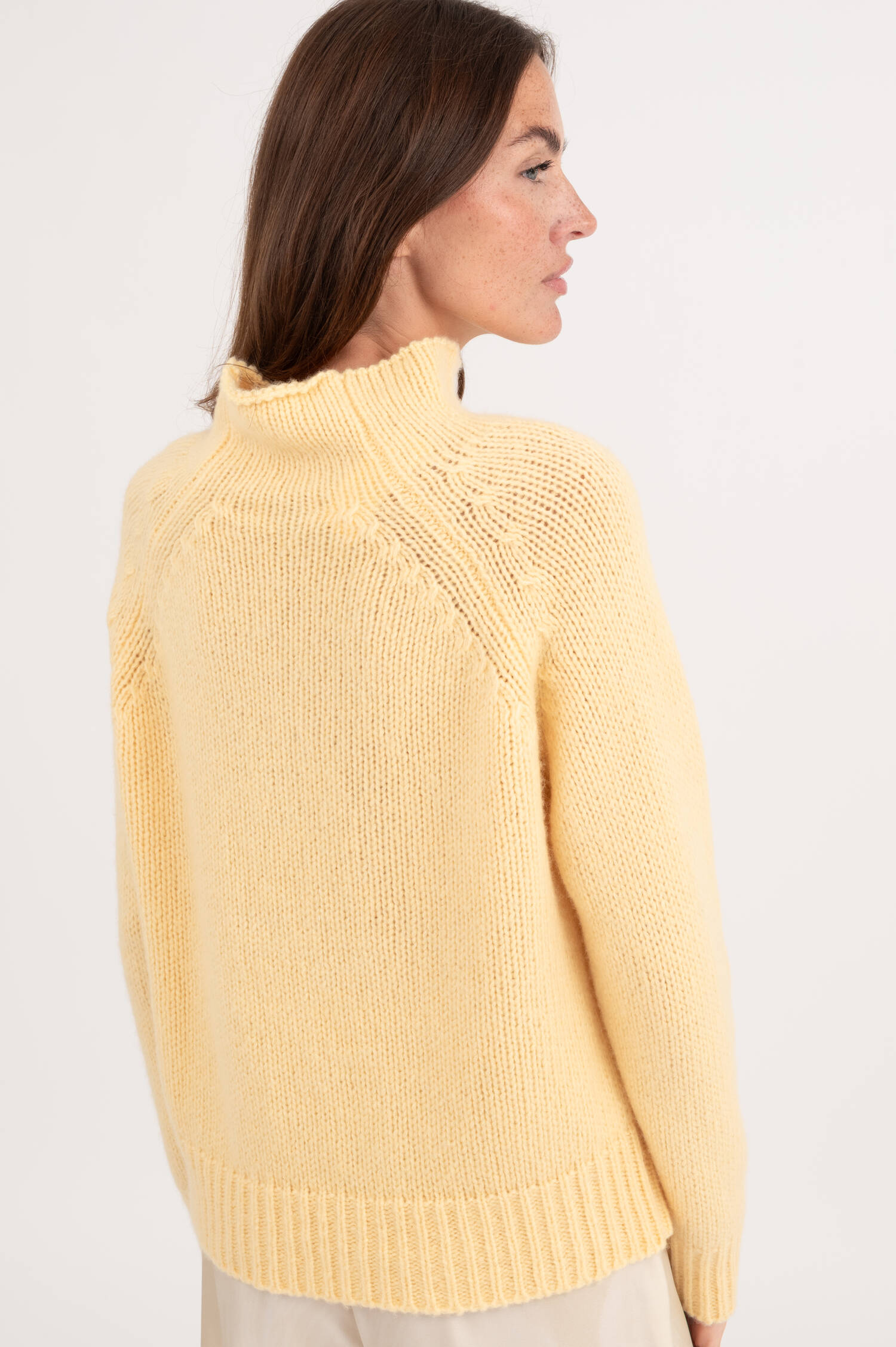 Cashmere Pullover in Hellgelb Cashmere Pullover in Hellgelb