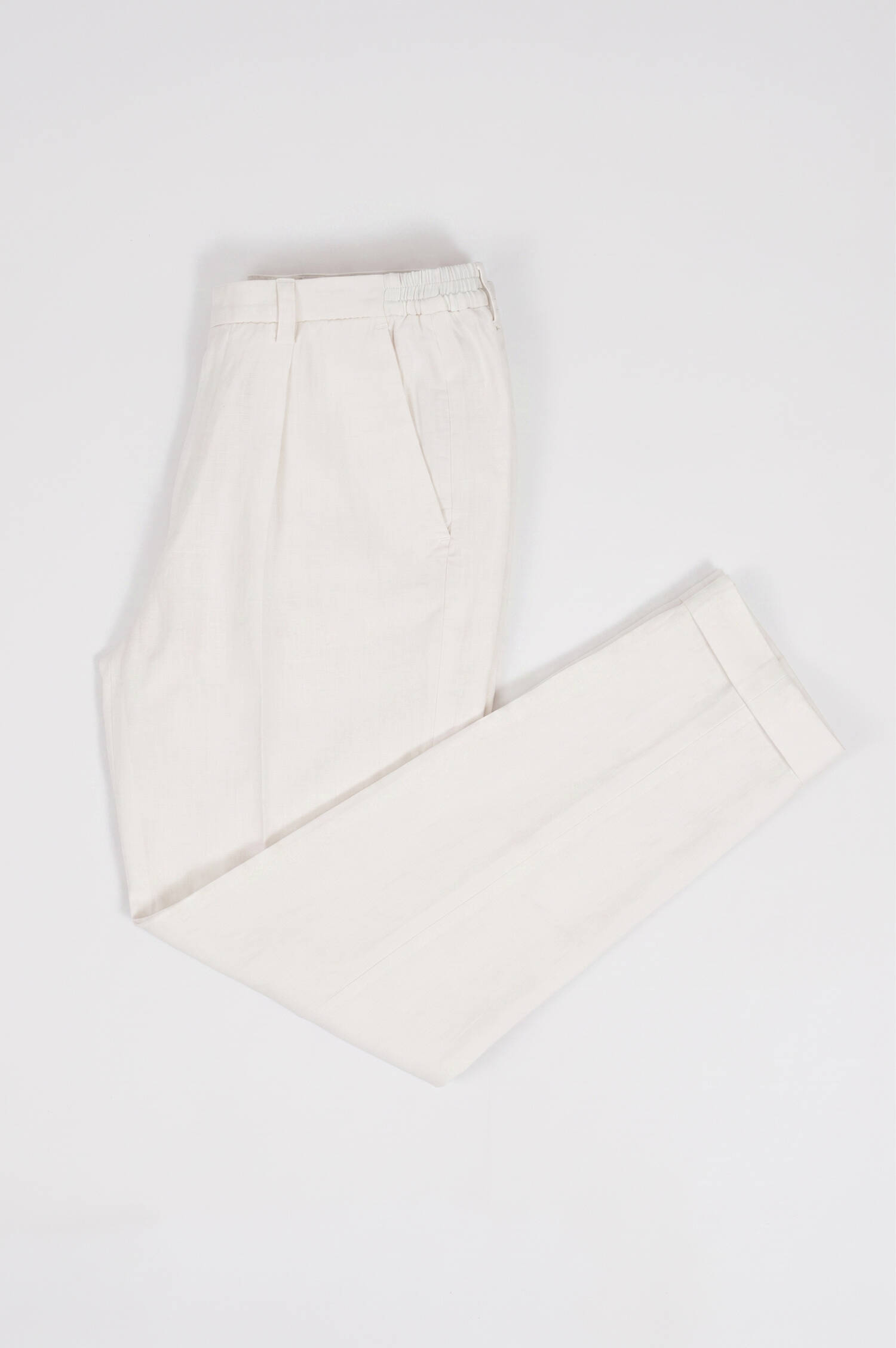 Leinen Hose in Weiß