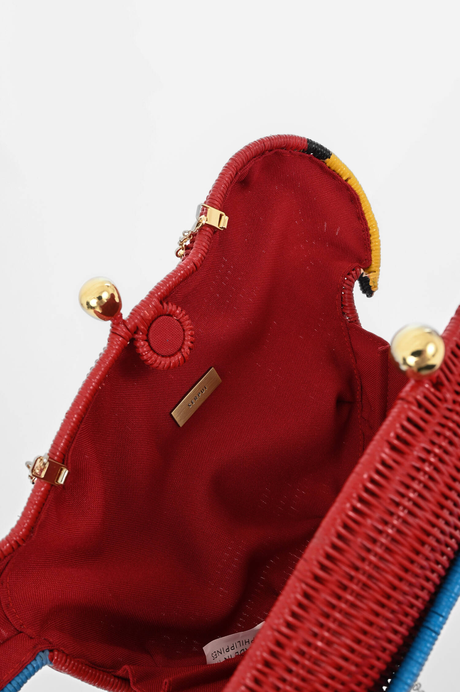 Macaw Clutch BROOKLYN in Wicker Red