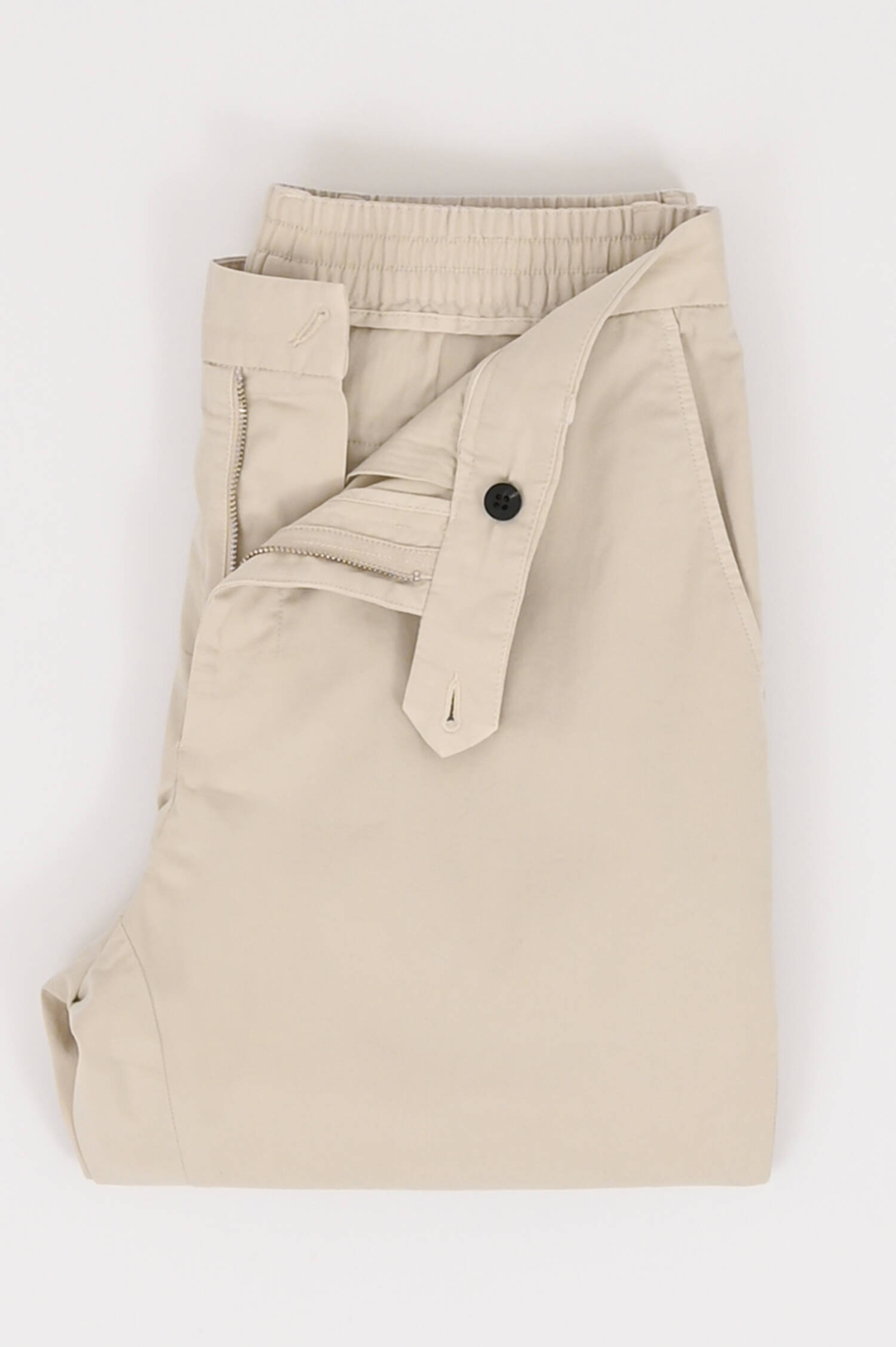 Hose aus Baumwoll-Stretch Mix in Beige Hose aus Baumwoll-Stretch Mix in Beige