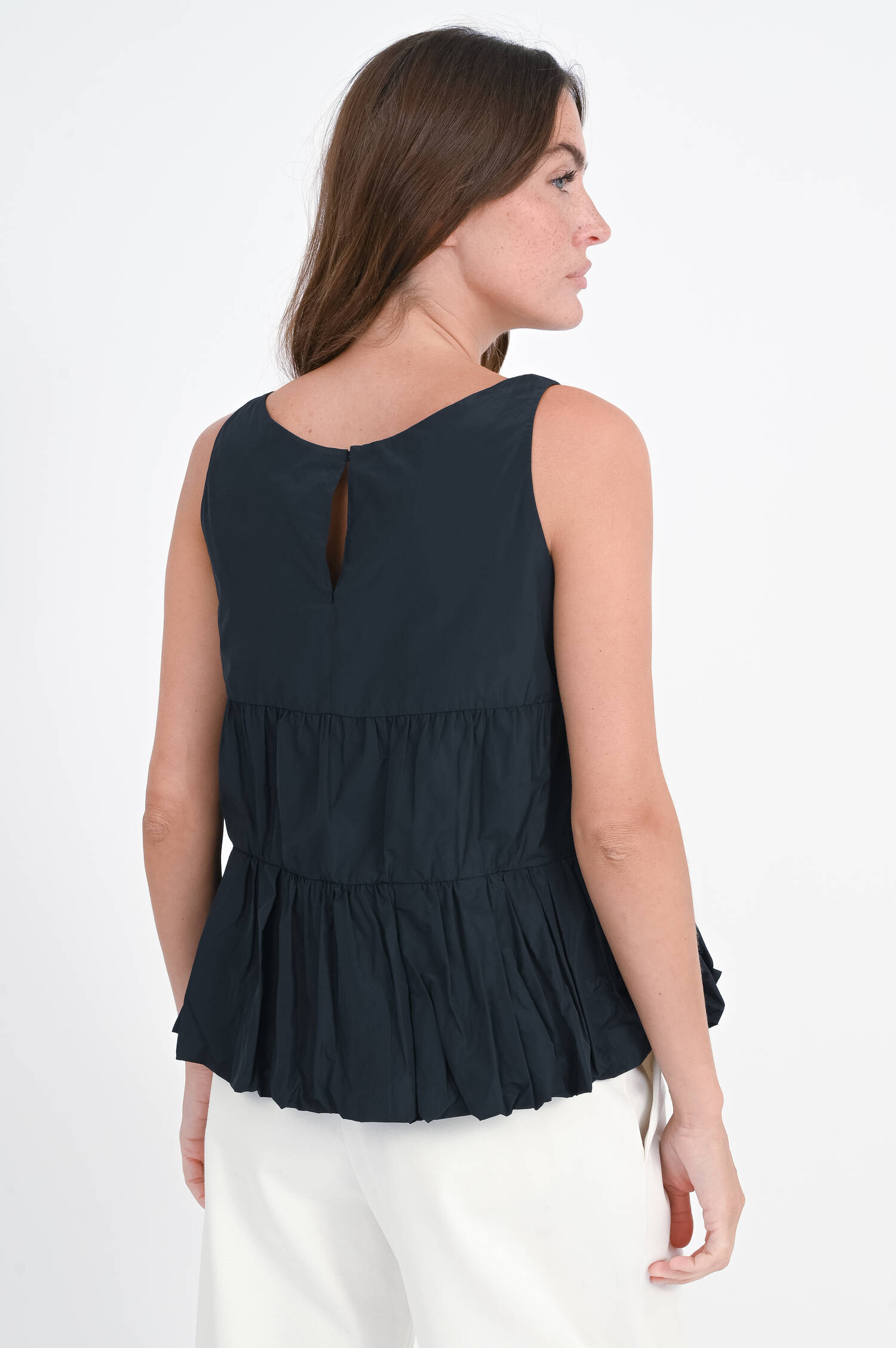 Taft Bluse in Midnight