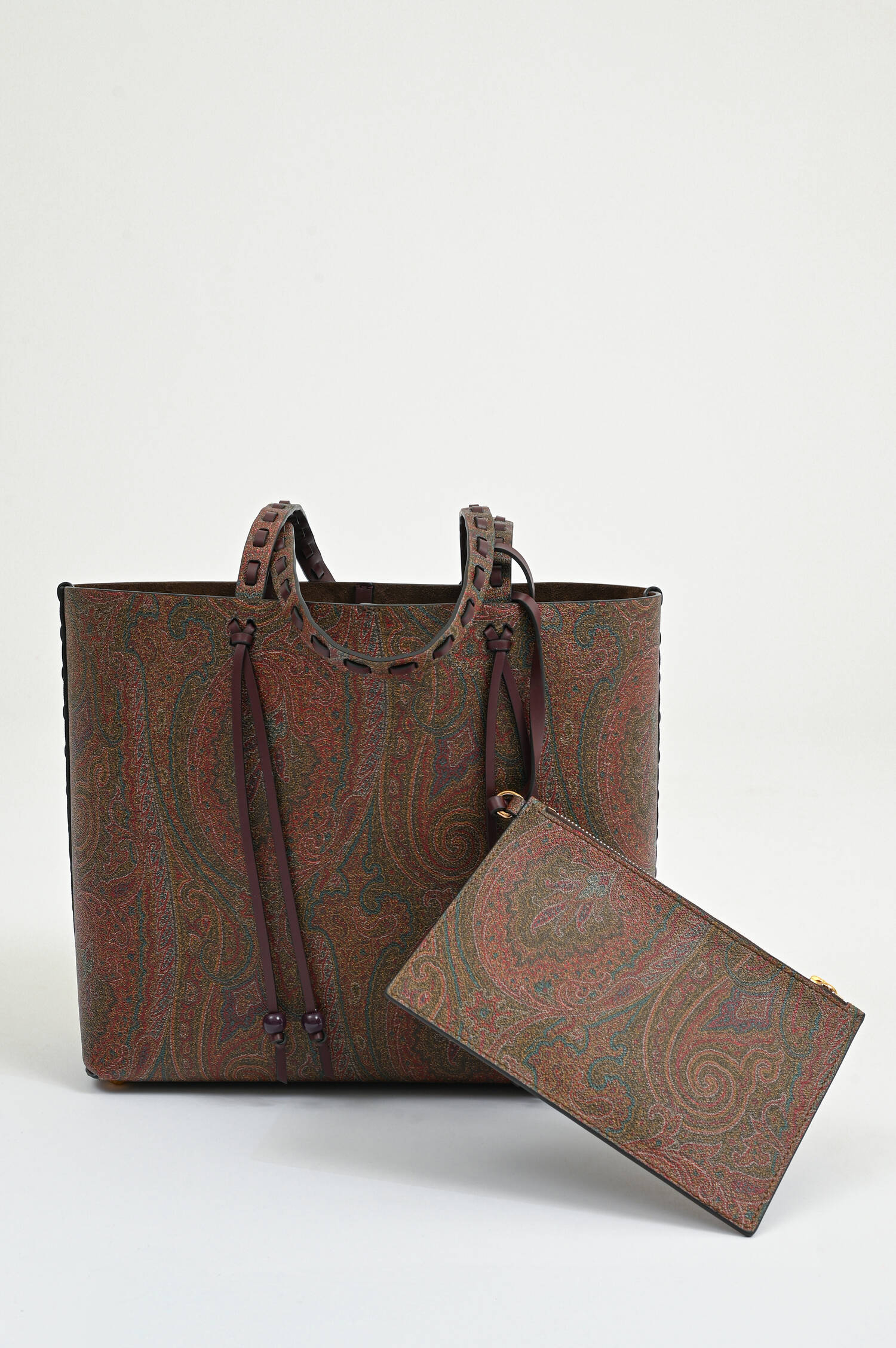 Paisley-Shopper mit dekorativen Details in Braun Paisley-Shopper mit dekorativen Details in Braun