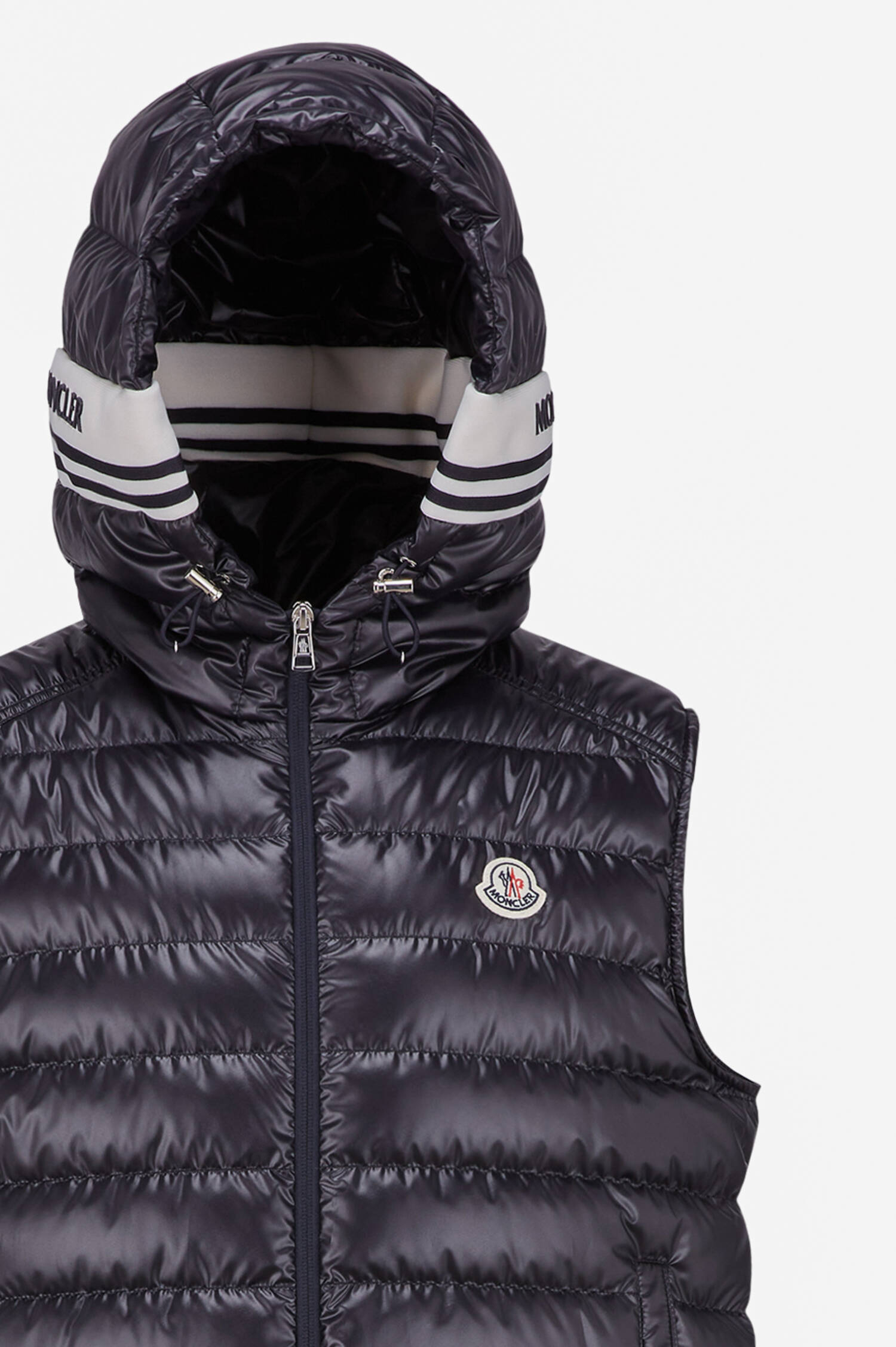 Daunengilet CLAI mit Kapuze in Navy