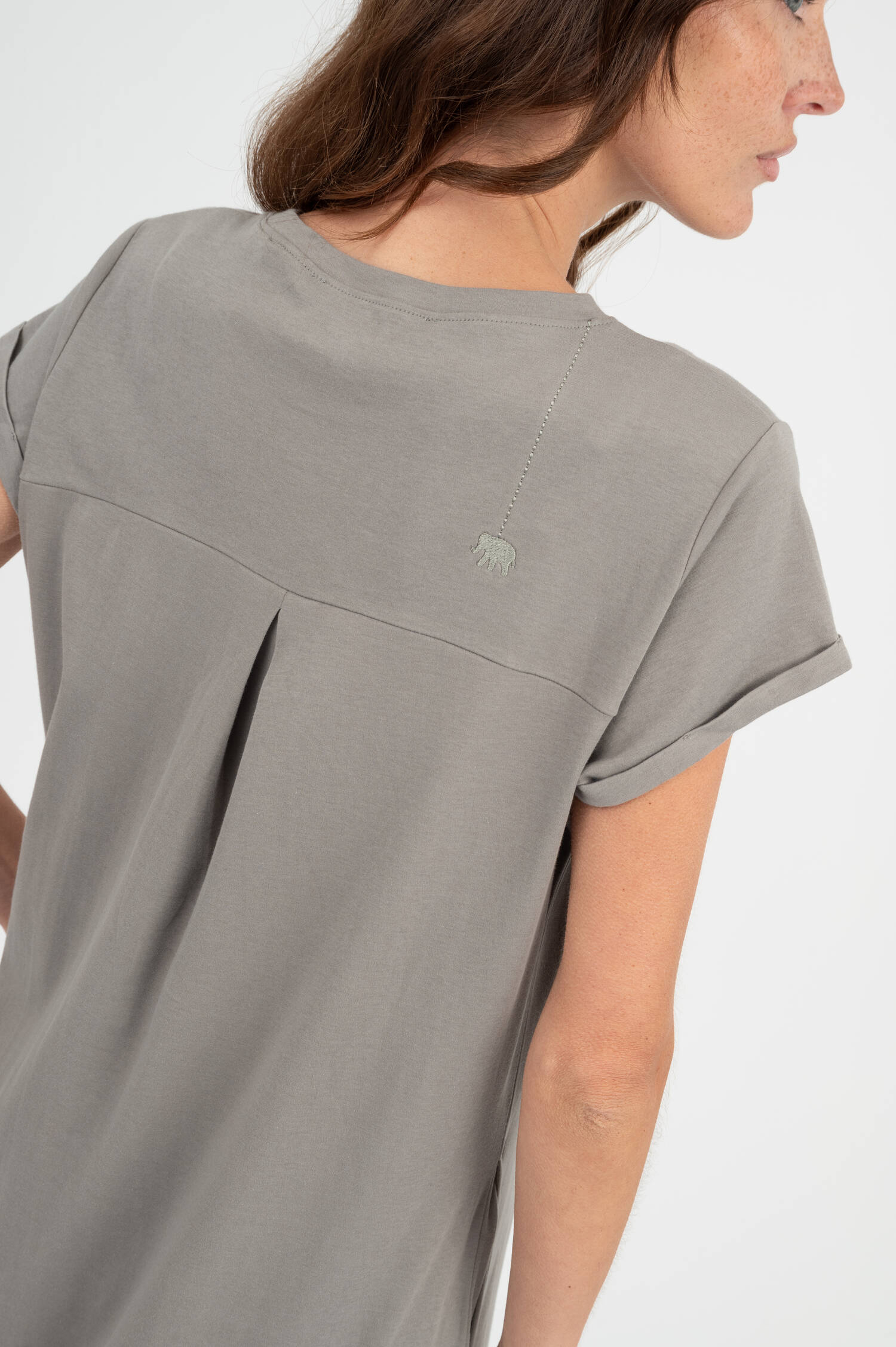 Sweatschlupfkleid LILITA in Grau Sweatschlupfkleid LILITA in Grau