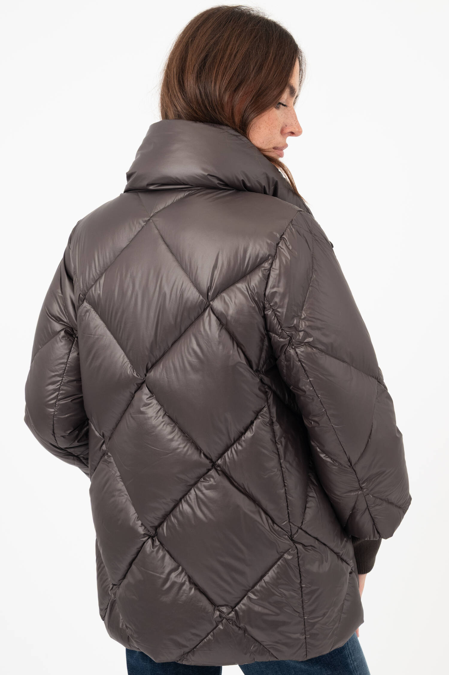 Daunensteppjacke HELENA in Braun Daunensteppjacke HELENA in Braun
